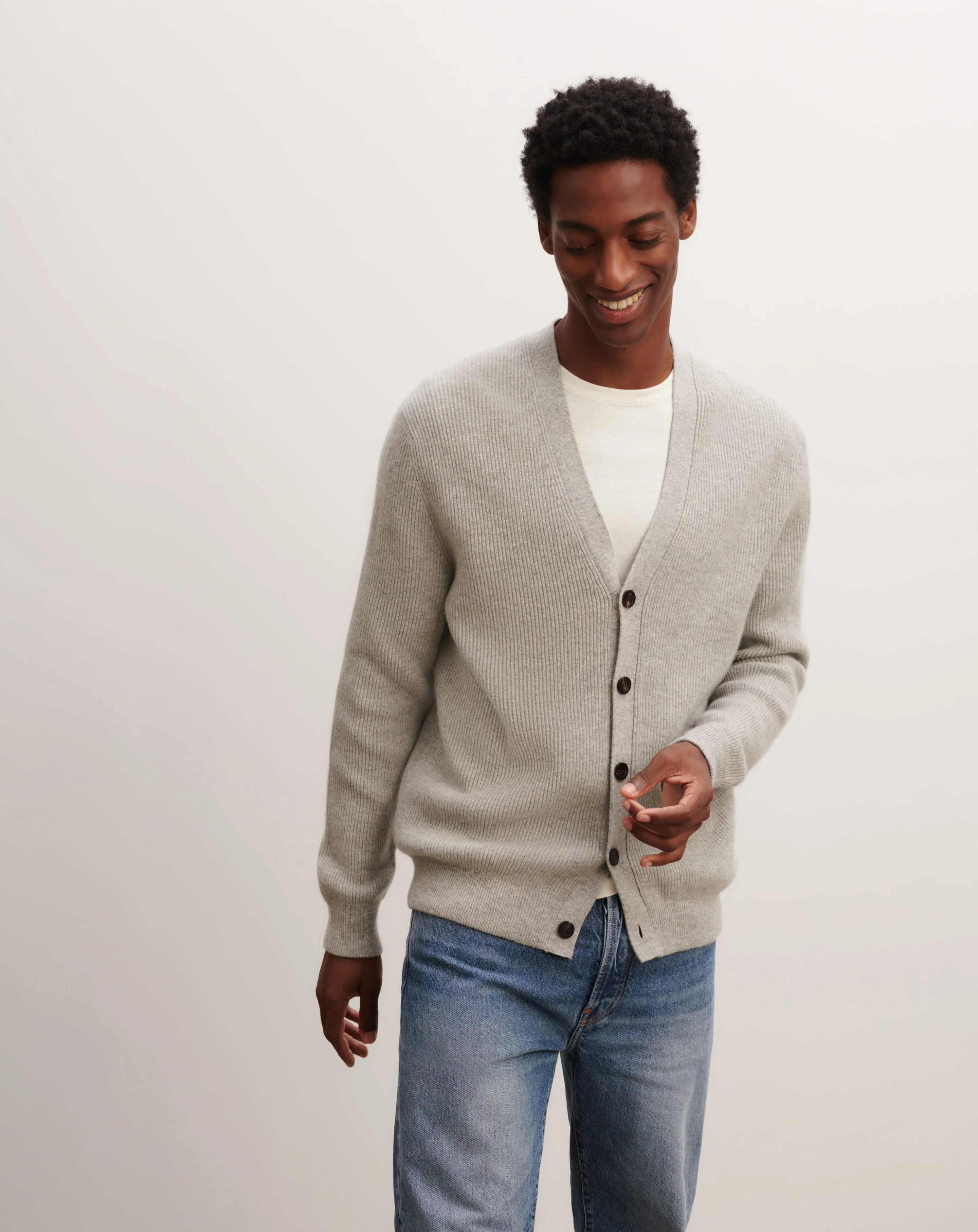 Cardigan à côtes