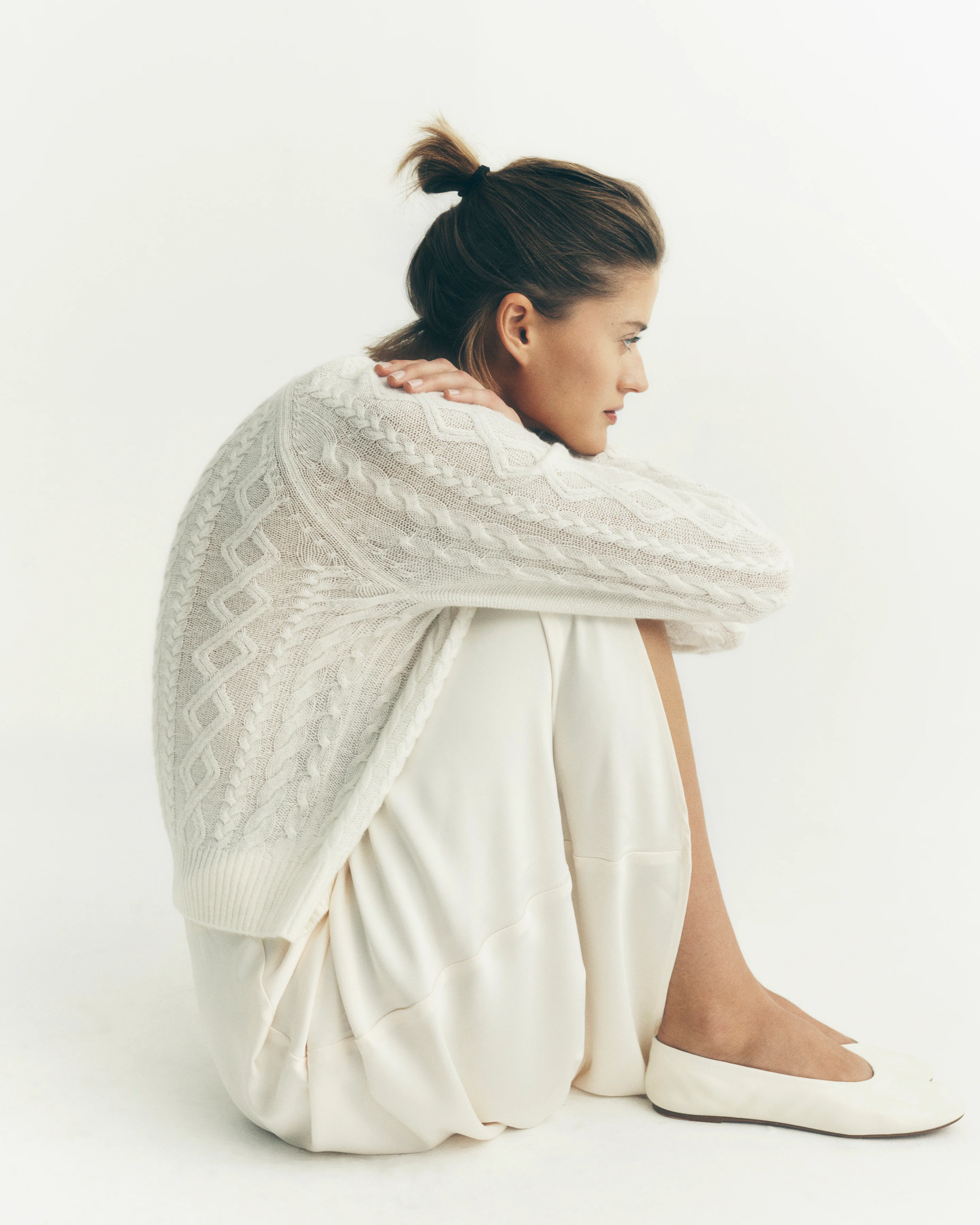 Cardigan à torsades