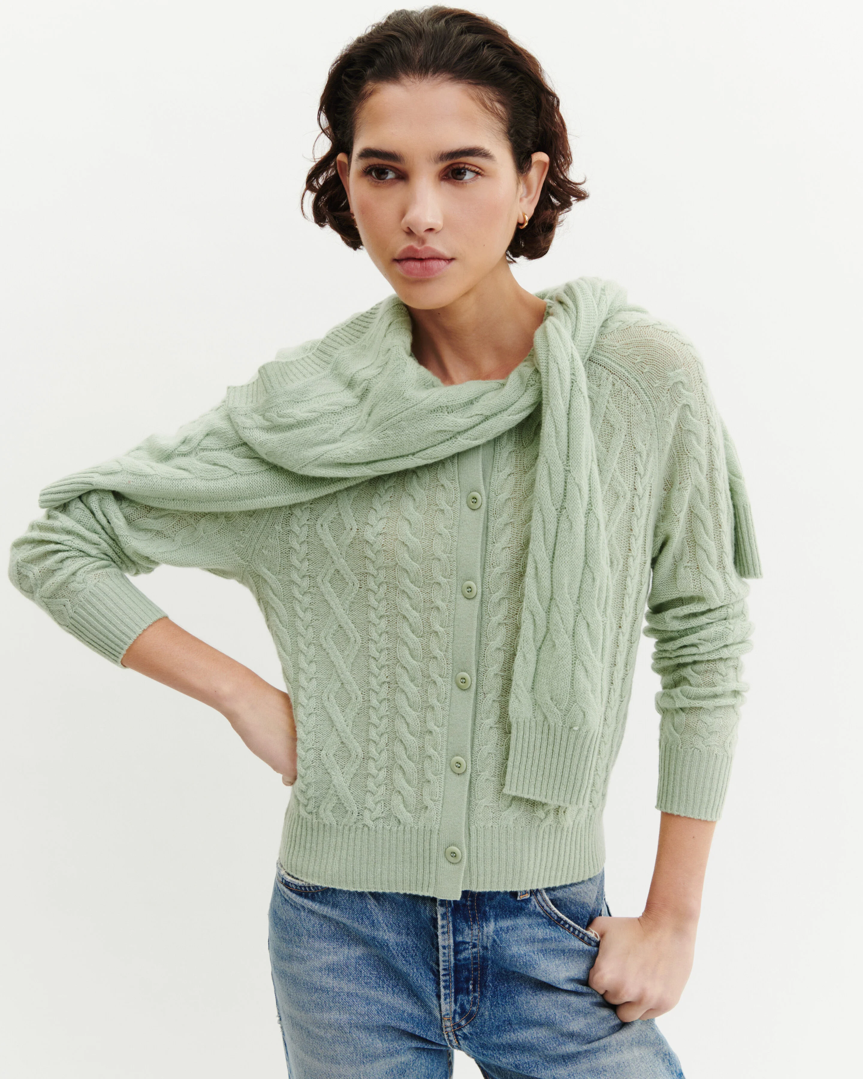 Cardigan à torsades - Image 4