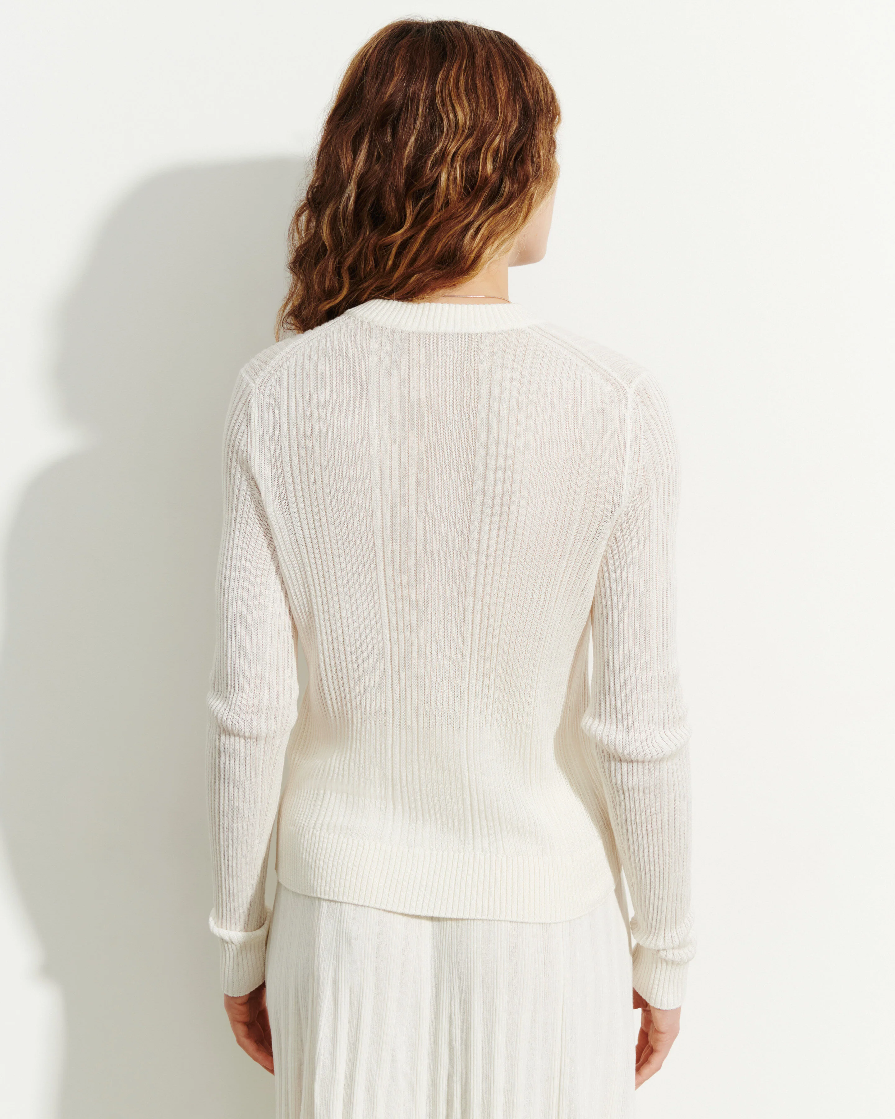 Cardigan côtes transparentes - Image 3