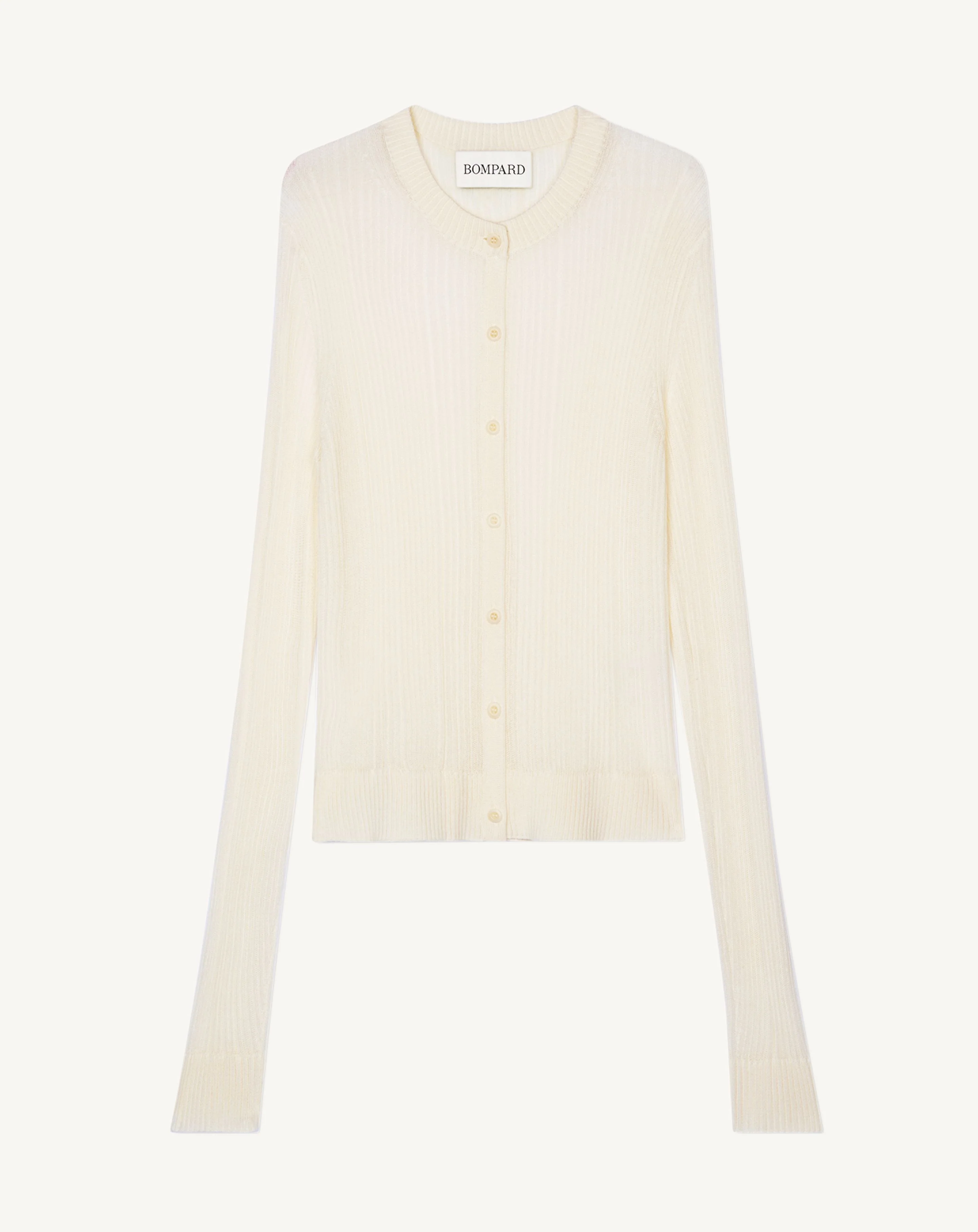 Cardigan côtes transparentes - Image 5