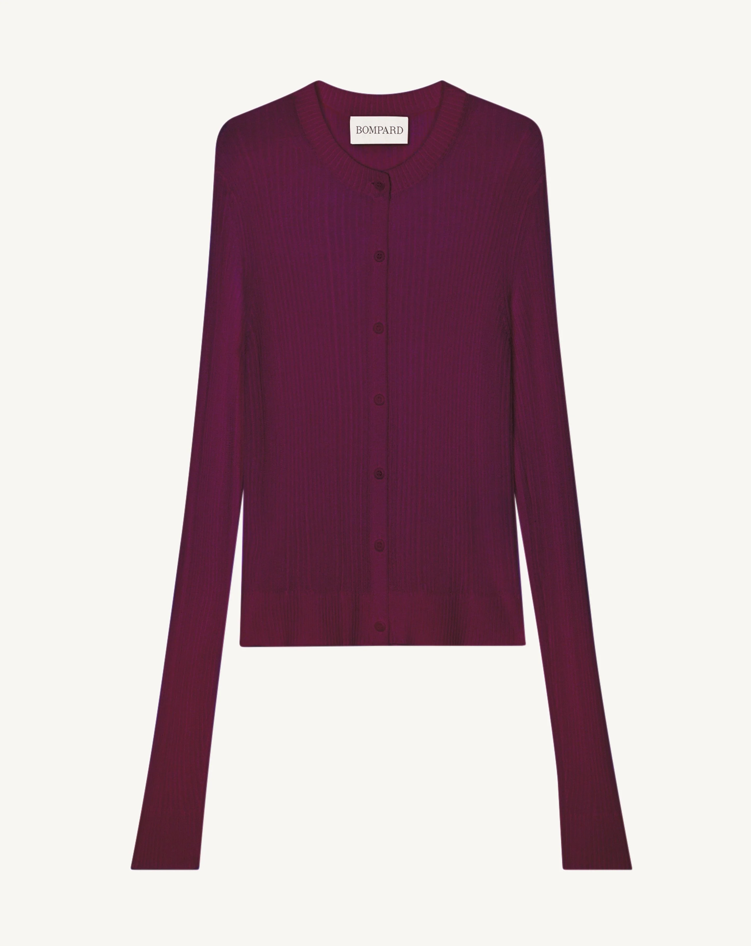 Cardigan côtes transparentes - Image 5