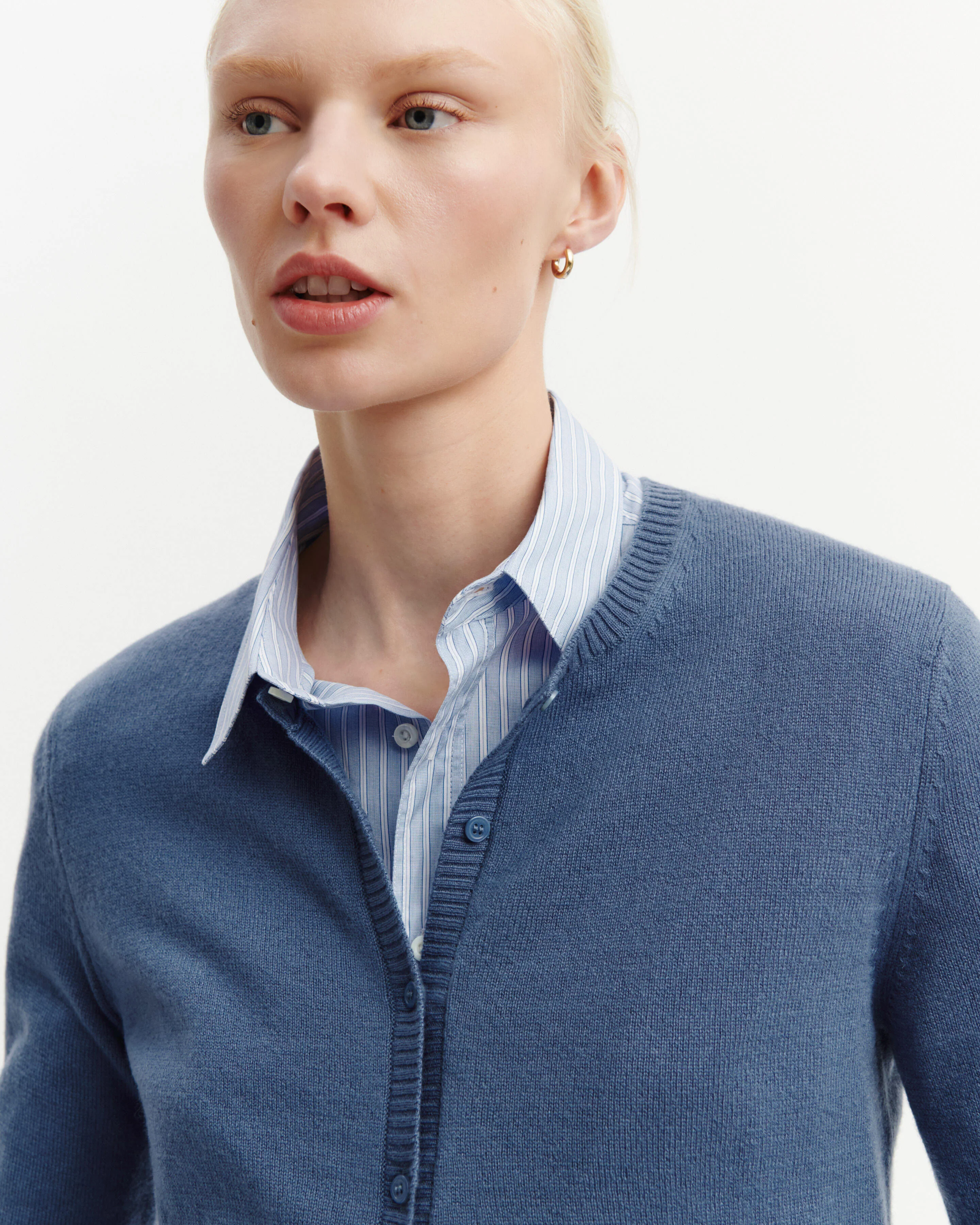 Cardigan manches boutons - Image 2