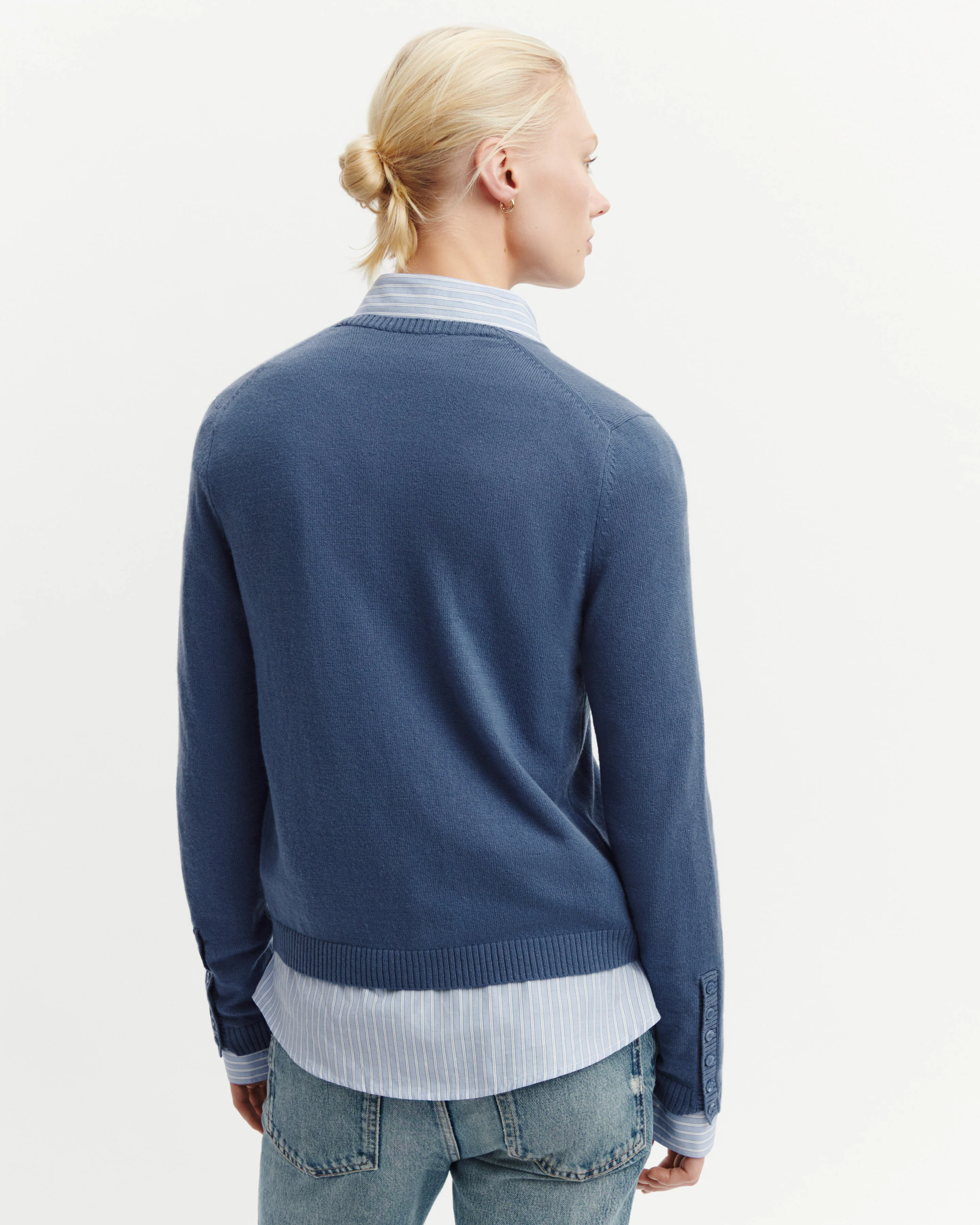 Cardigan manches boutons - Image 3