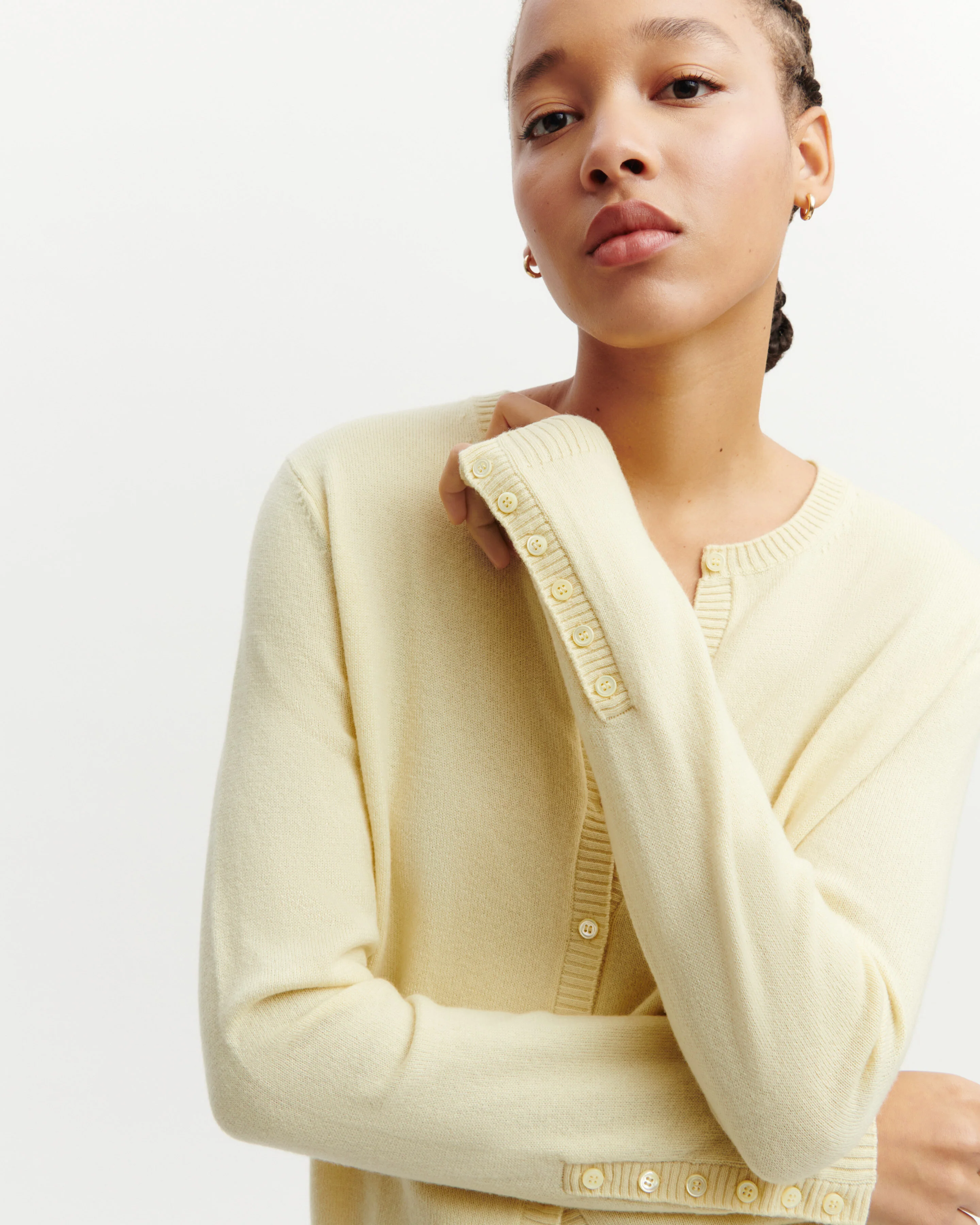 Cardigan  manches boutons