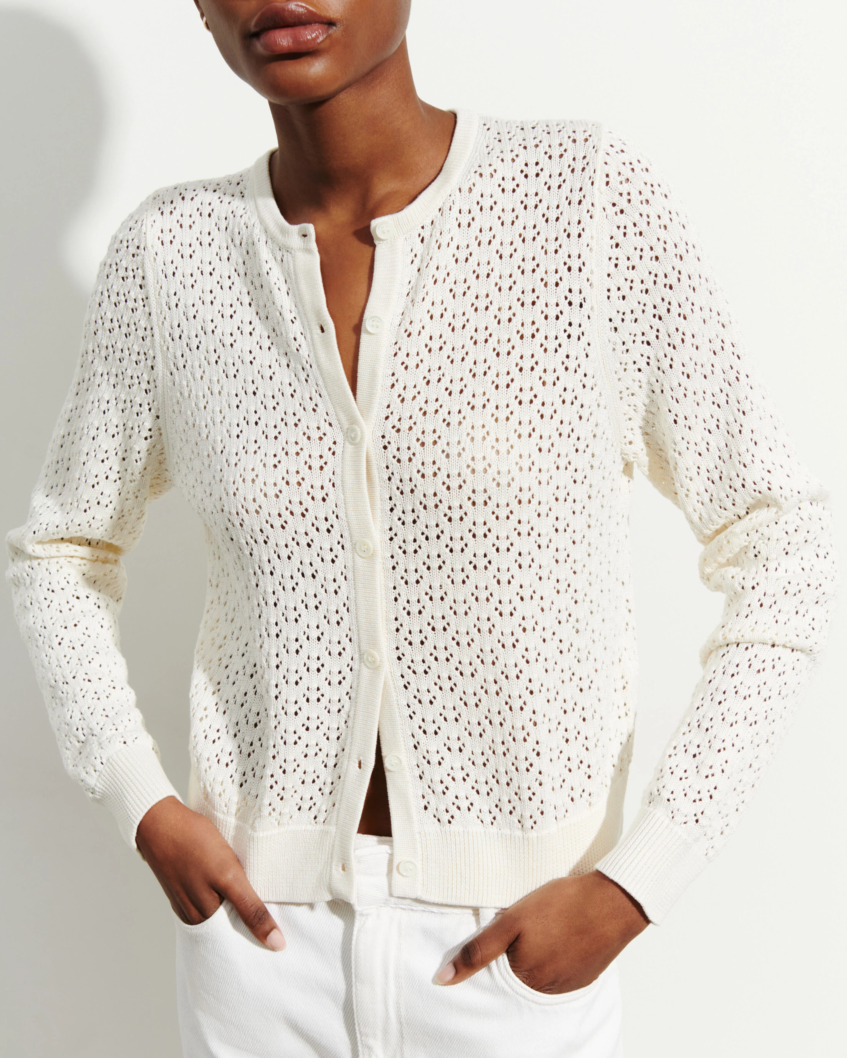 Cardigan pointelle - Image 2