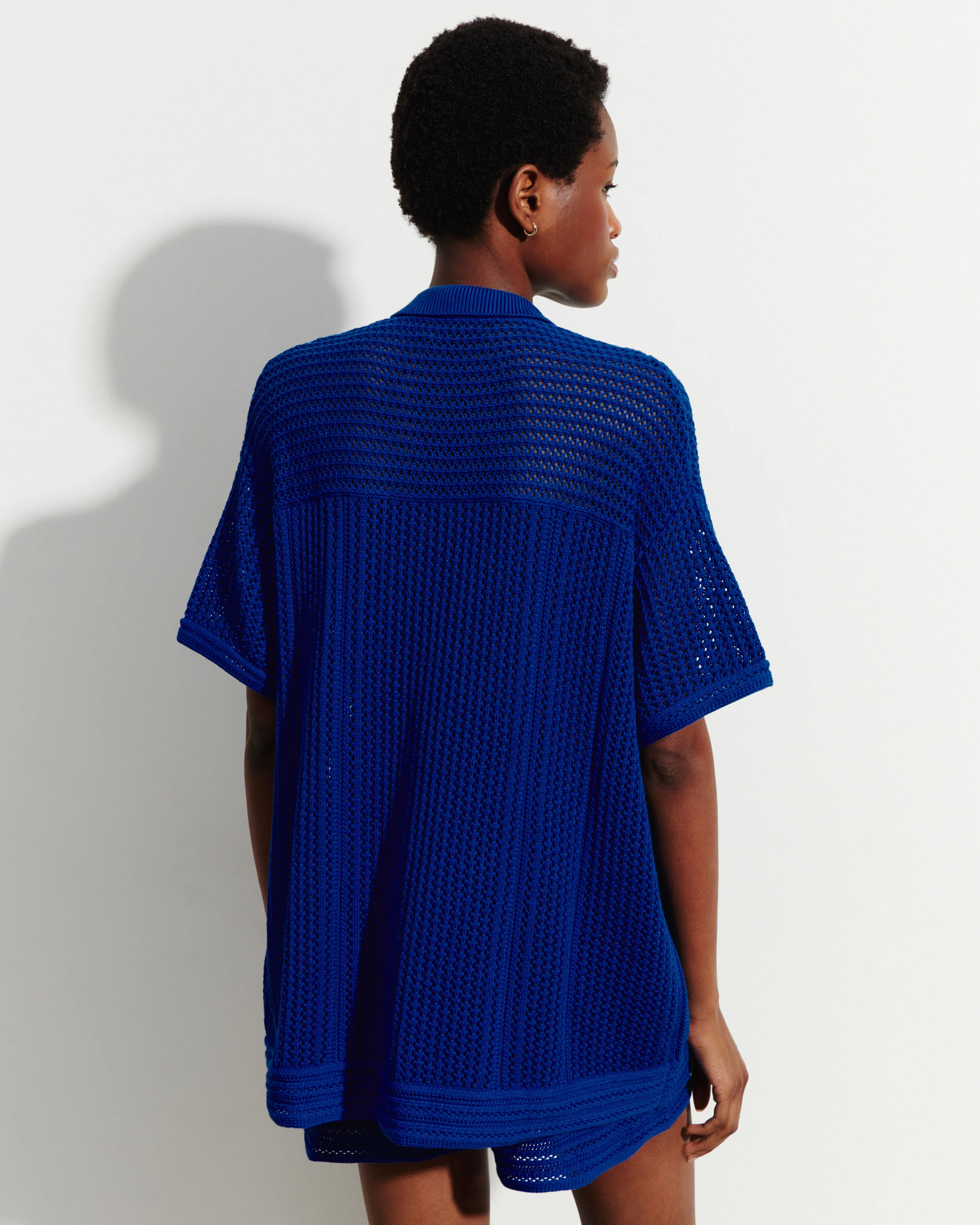 Chemise manches courtes pointelle - Image 3