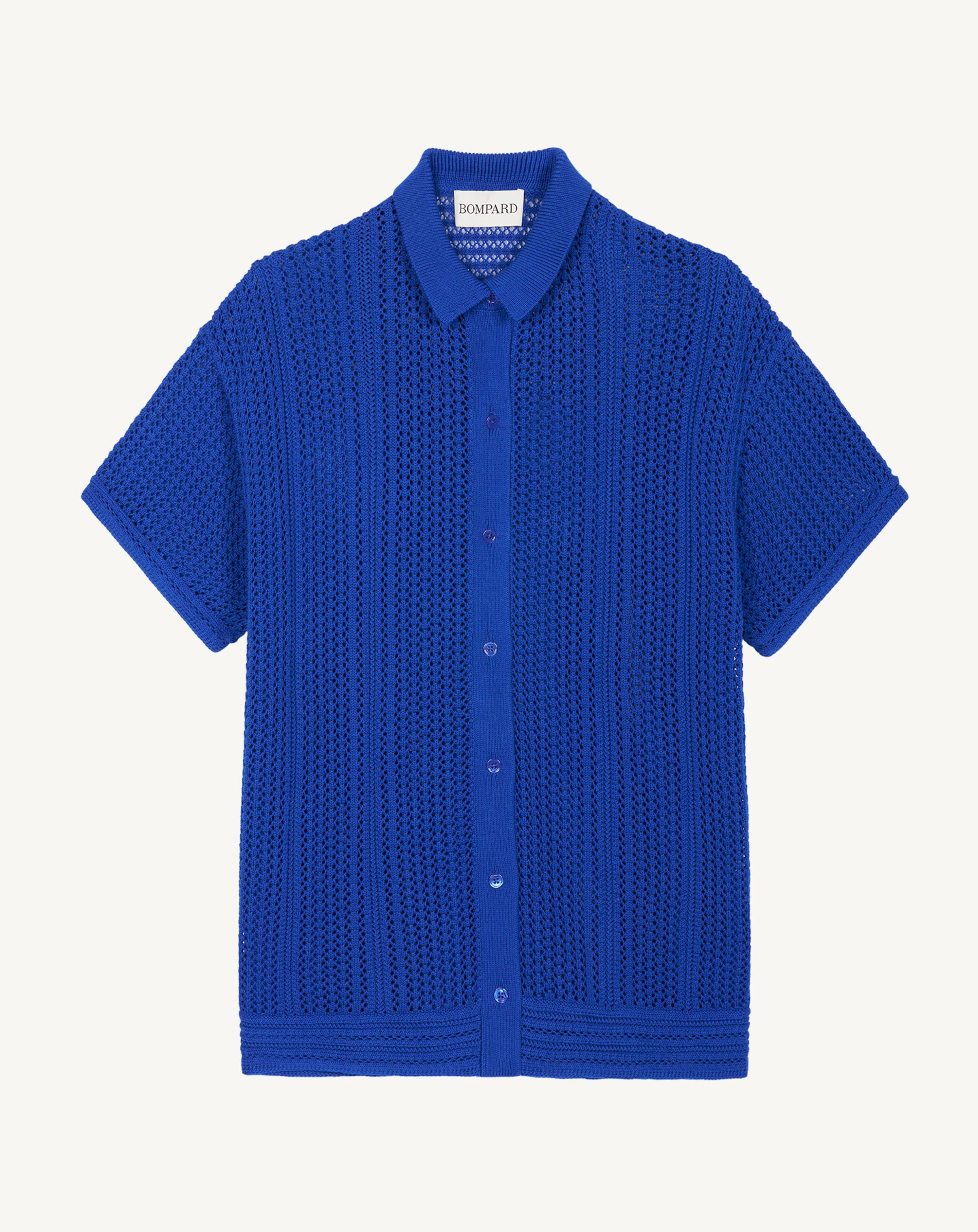 Chemise manches courtes pointelle - Image 4