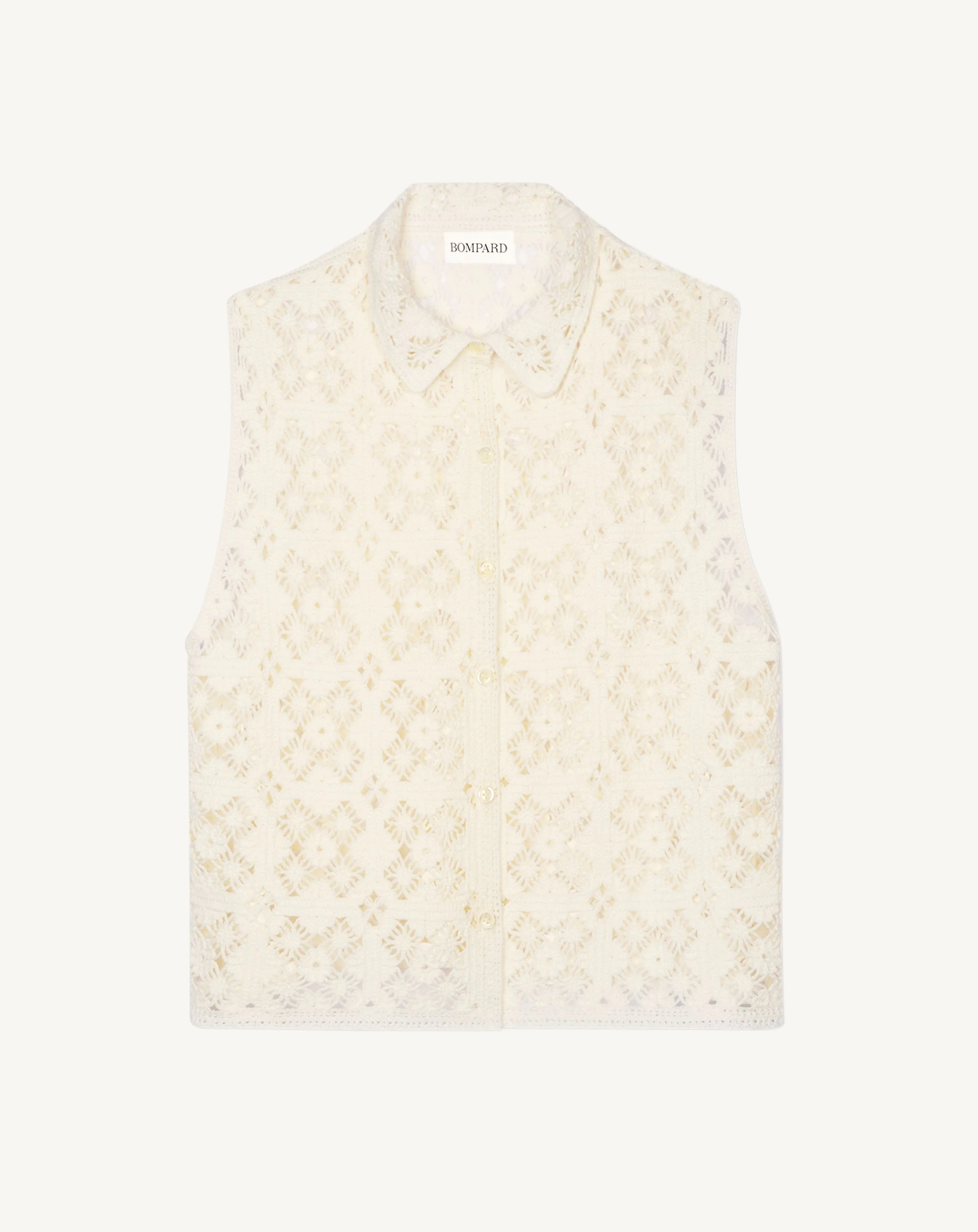 Chemise sans manches guipure - Image 4