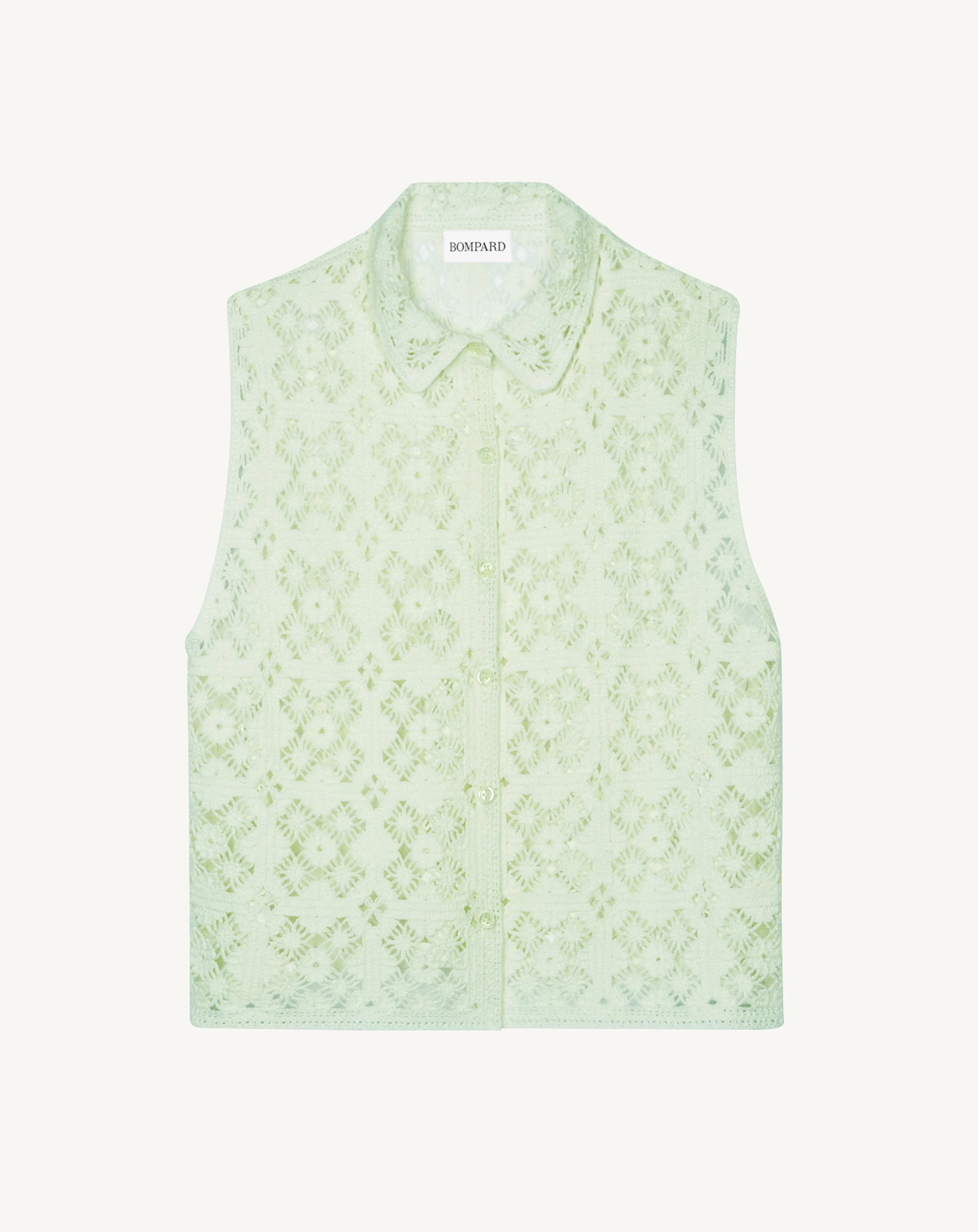 Chemise sans manches guipure - Image 3