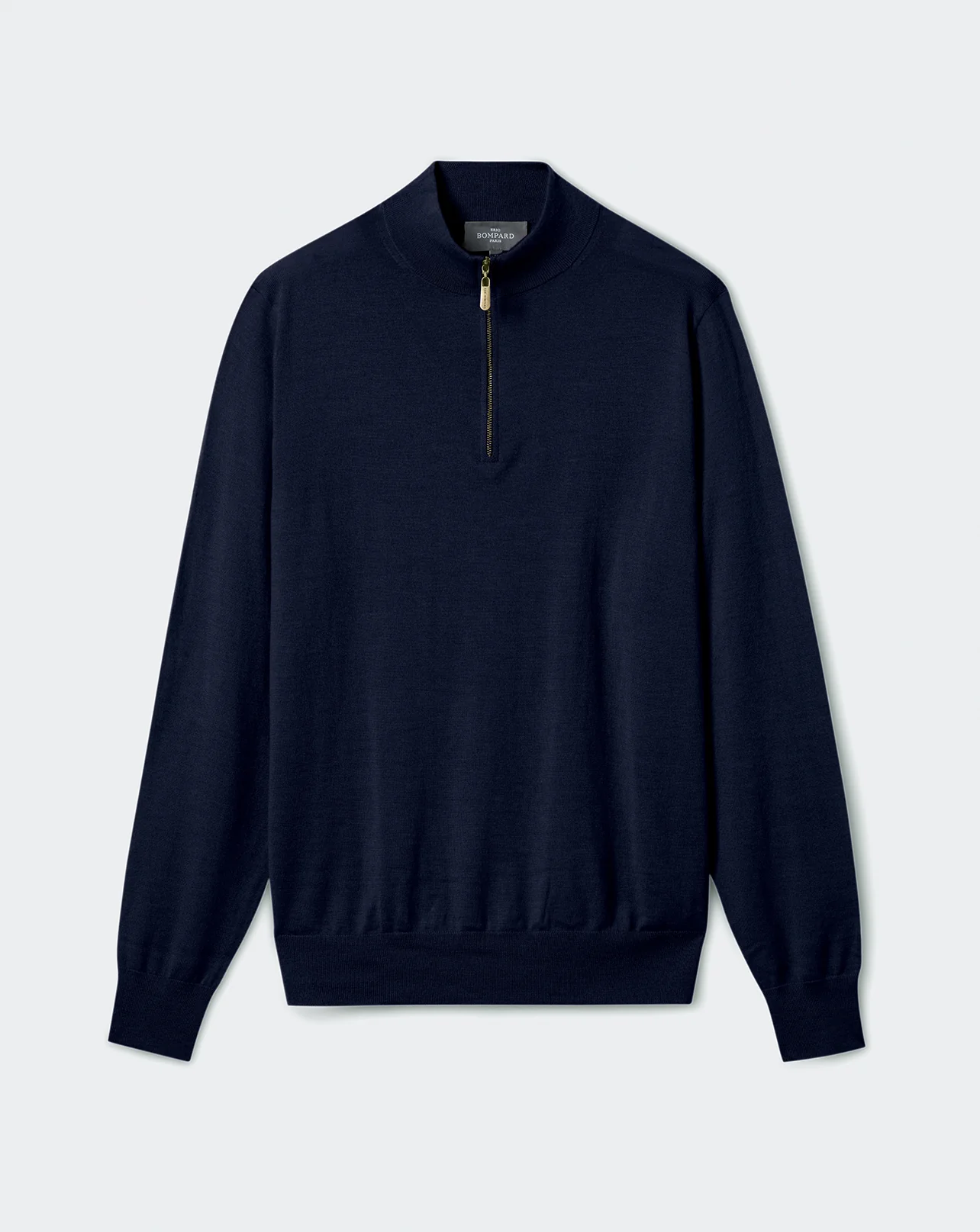 Col montant ultrafin zippé