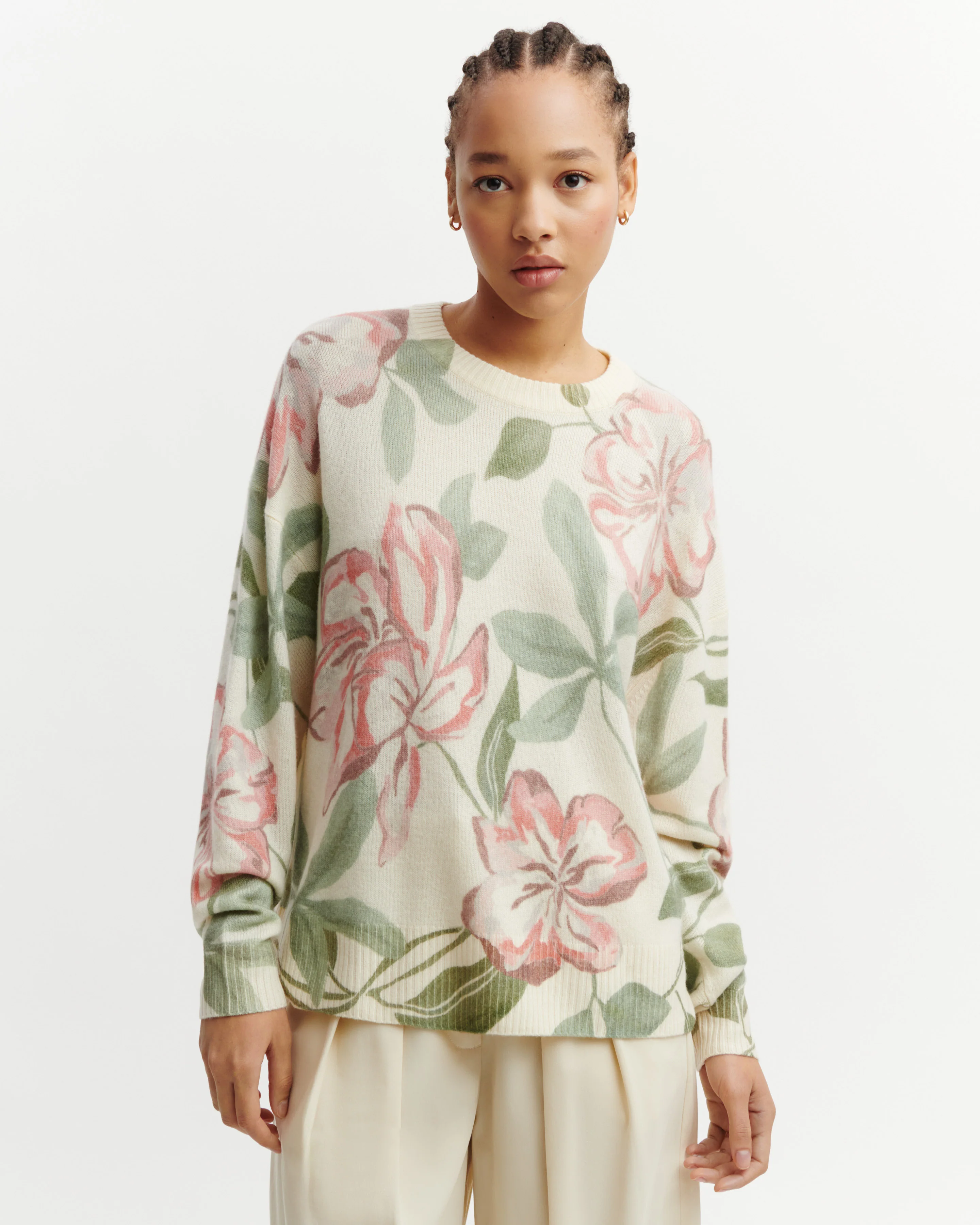 Col rond oversized imprimé - Image 2