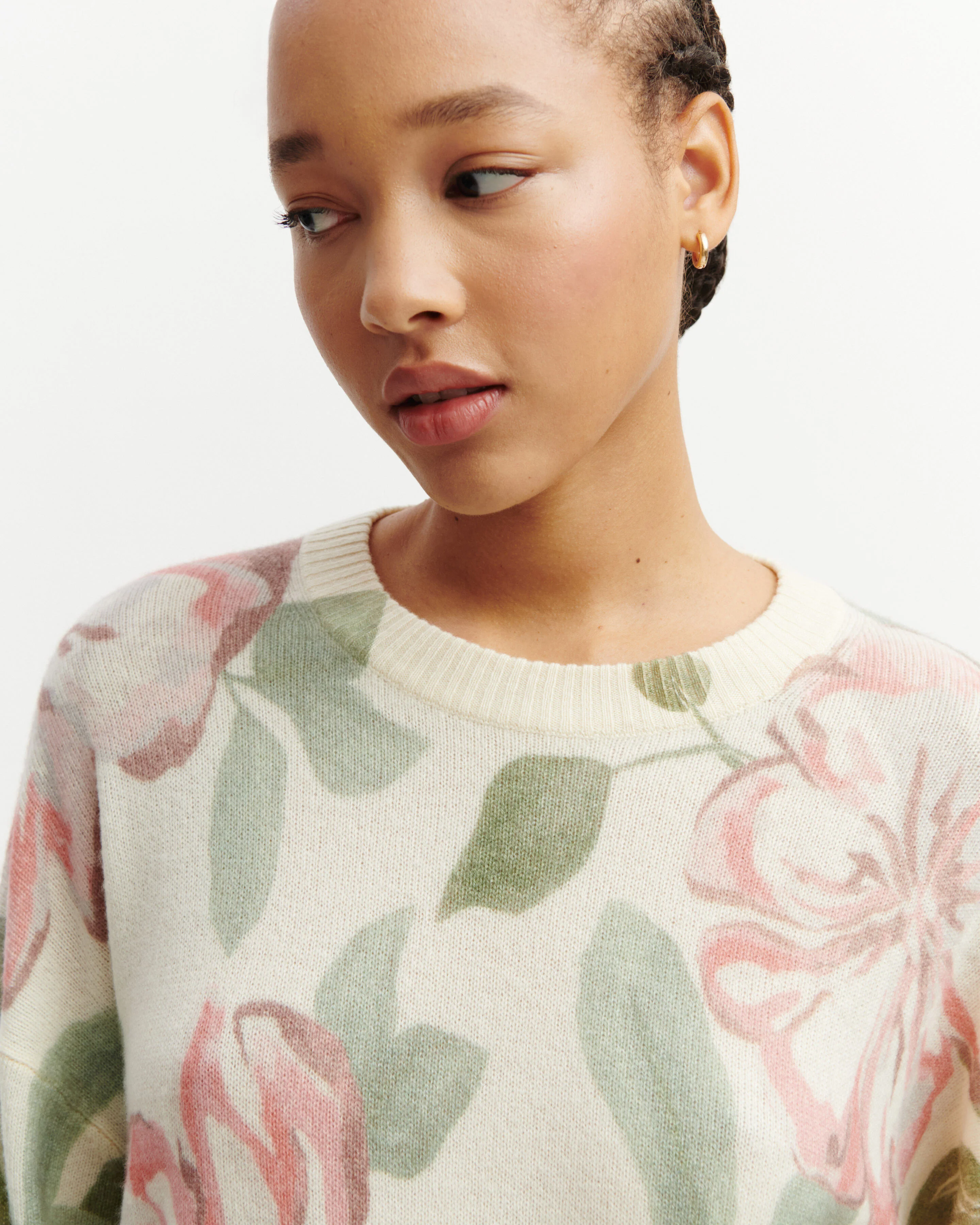 Col rond oversized imprimé - Image 4
