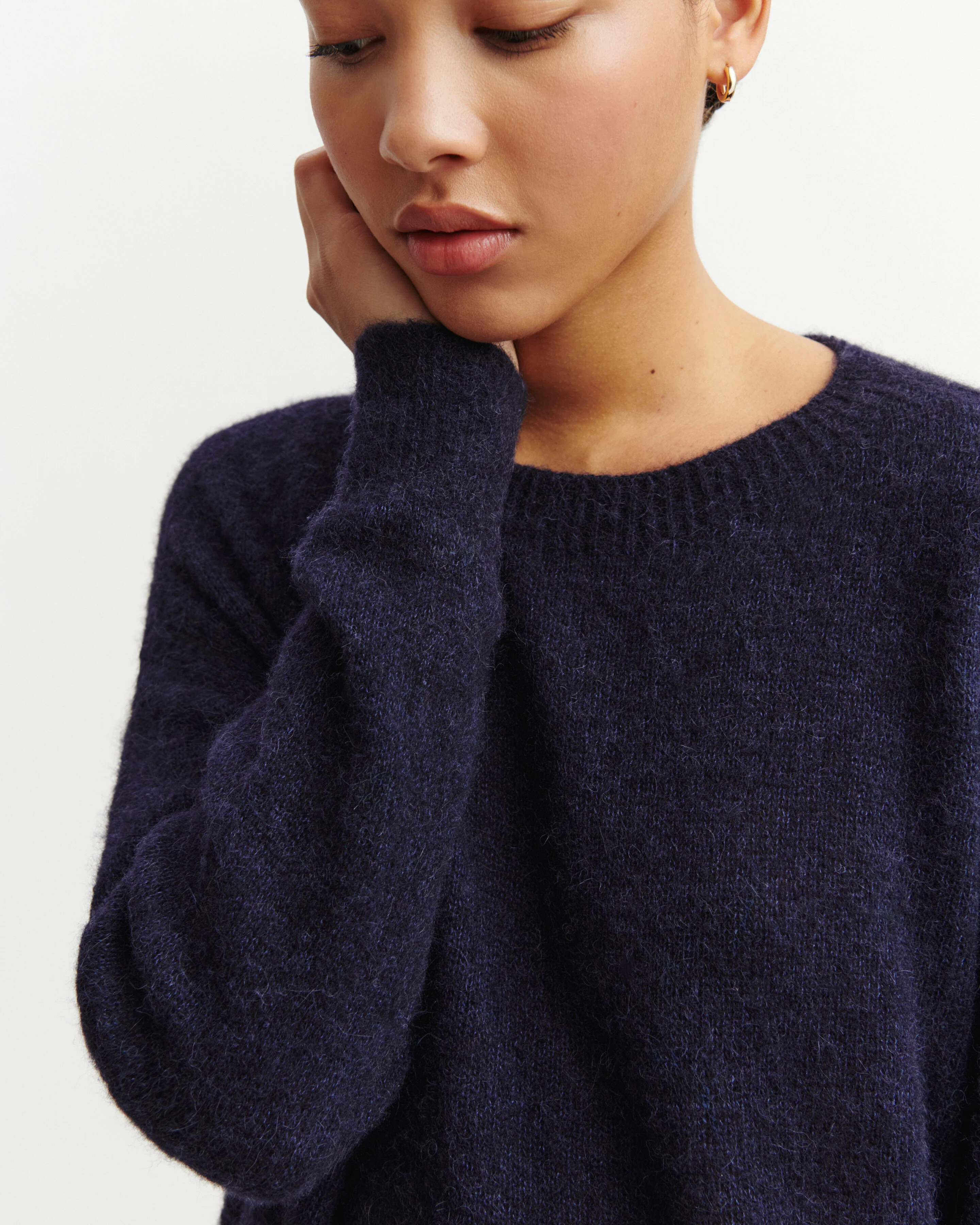 Col rond oversized plume - Image 2