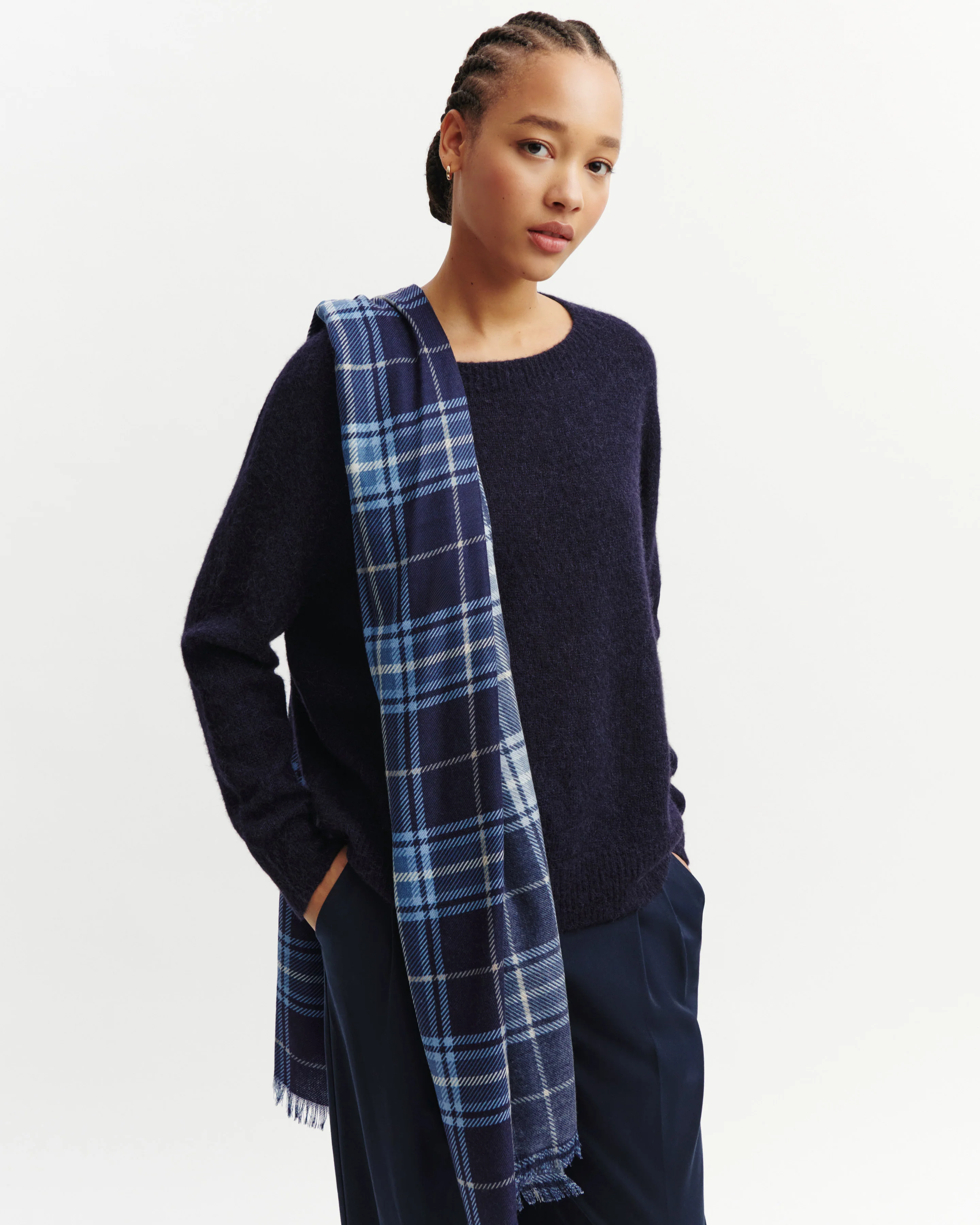 Col rond oversized plume - Image 4