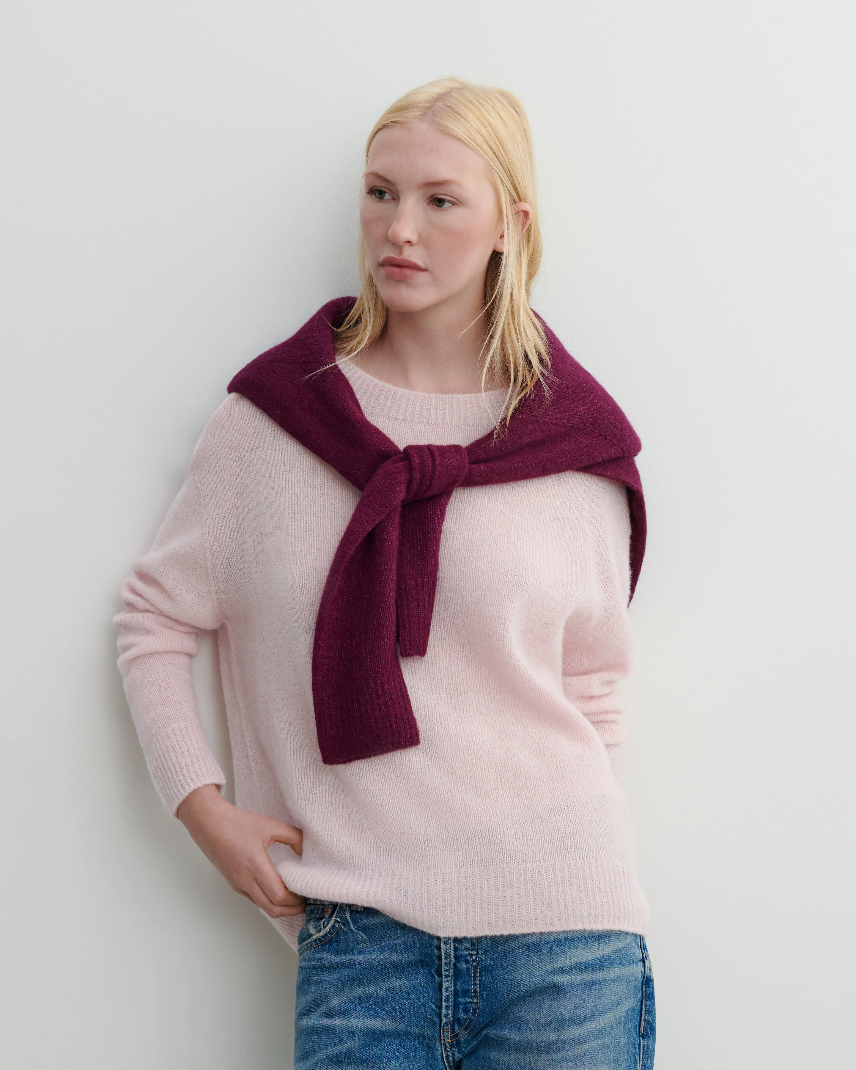 Col rond oversized plume - Image 5