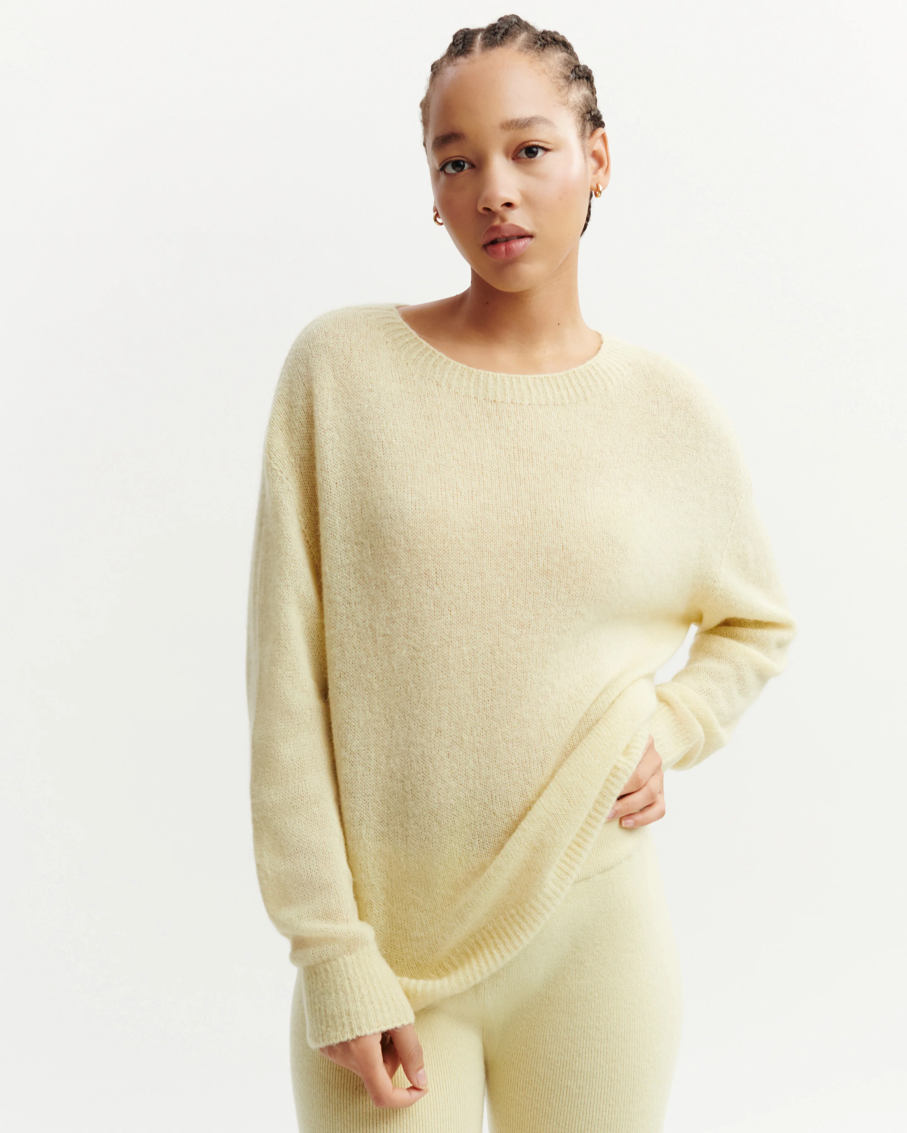 Col rond oversized plume - Image 2