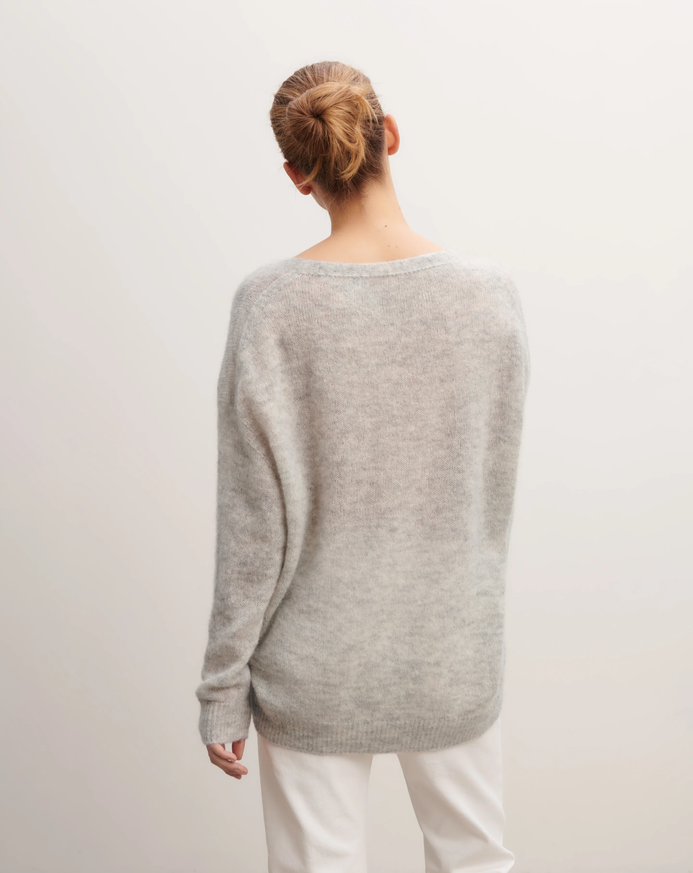 Col V maille plume - Image 3