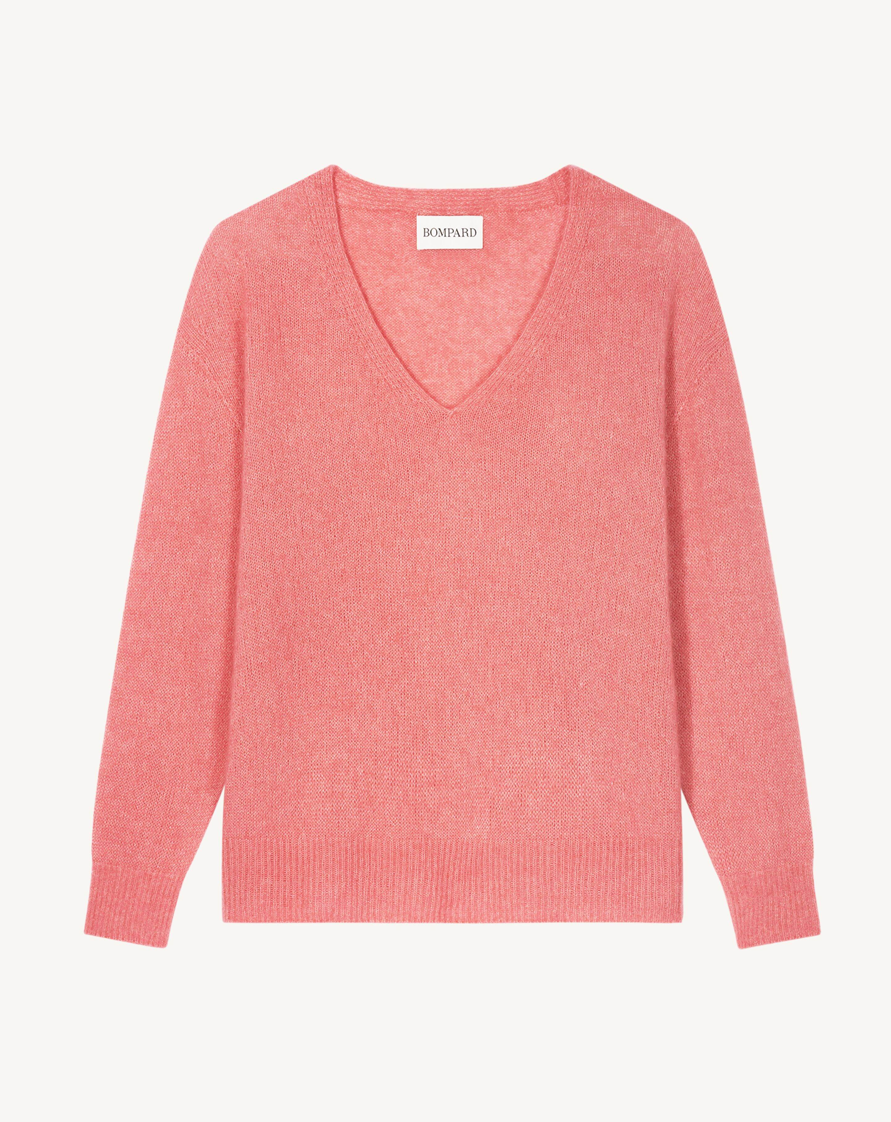 Col V maille plume