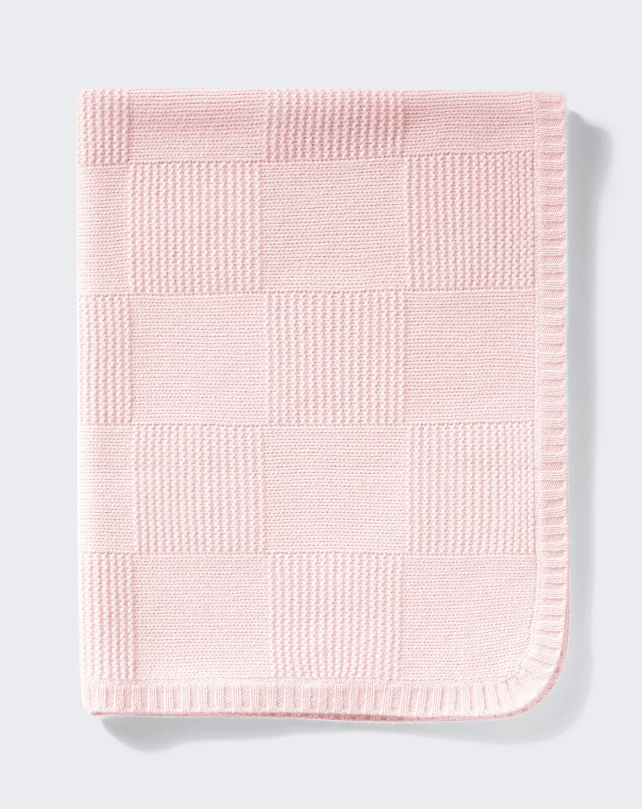 Couverture tricotée bébé