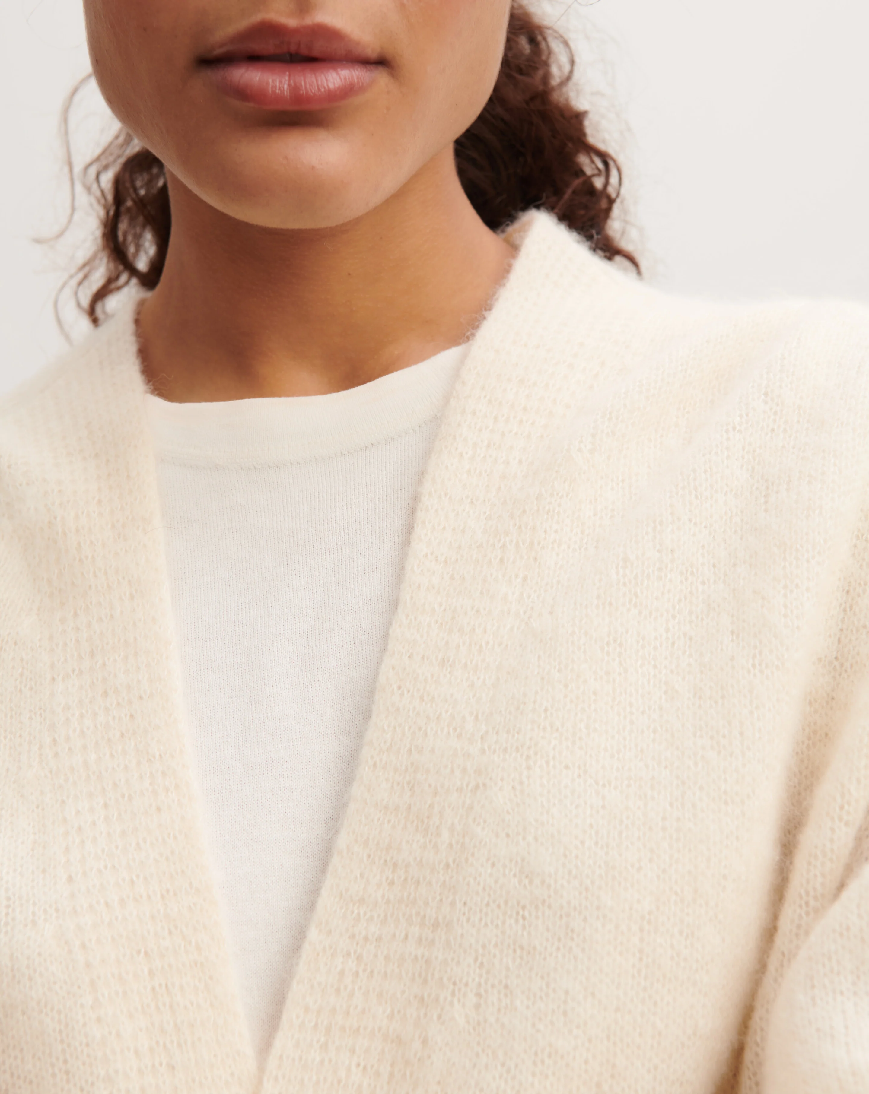 Gilet maille plume - Image 4