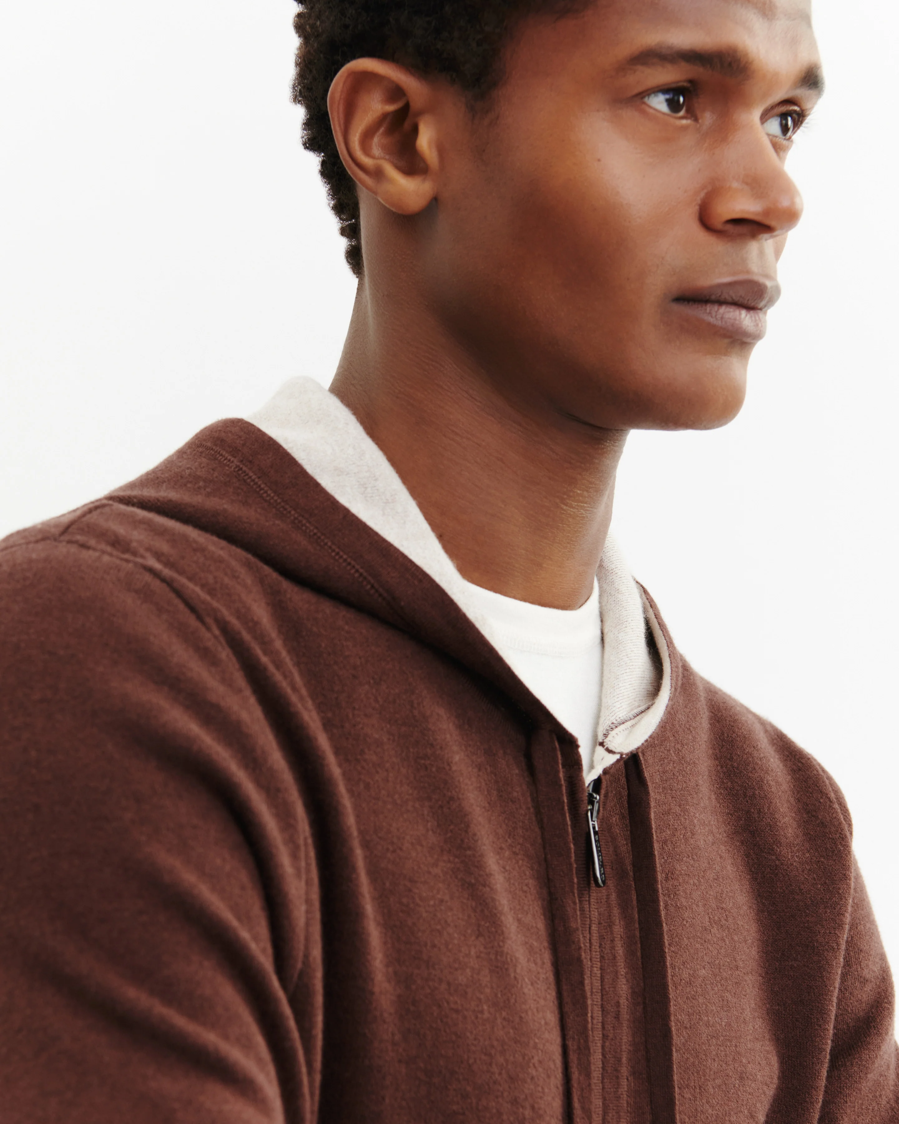 Hoodie zippé double face - Image 4