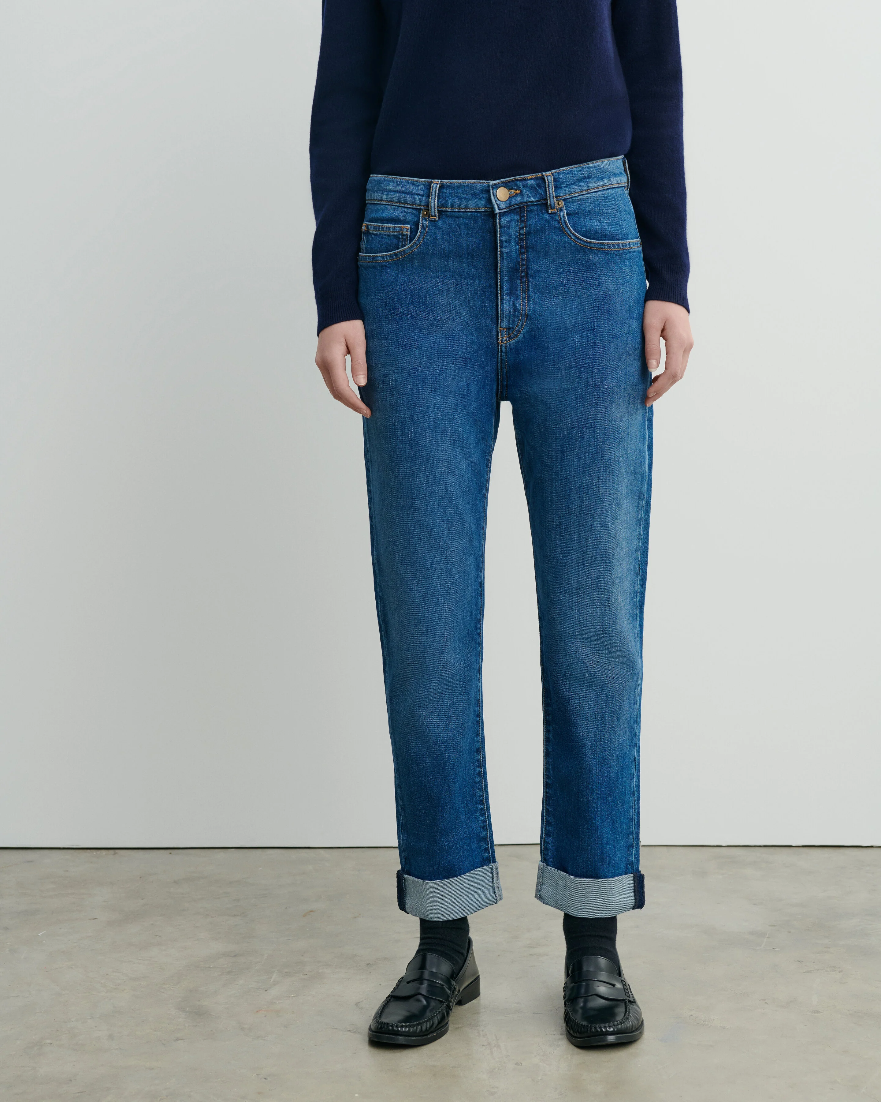 Jean denim délavé - Image 2