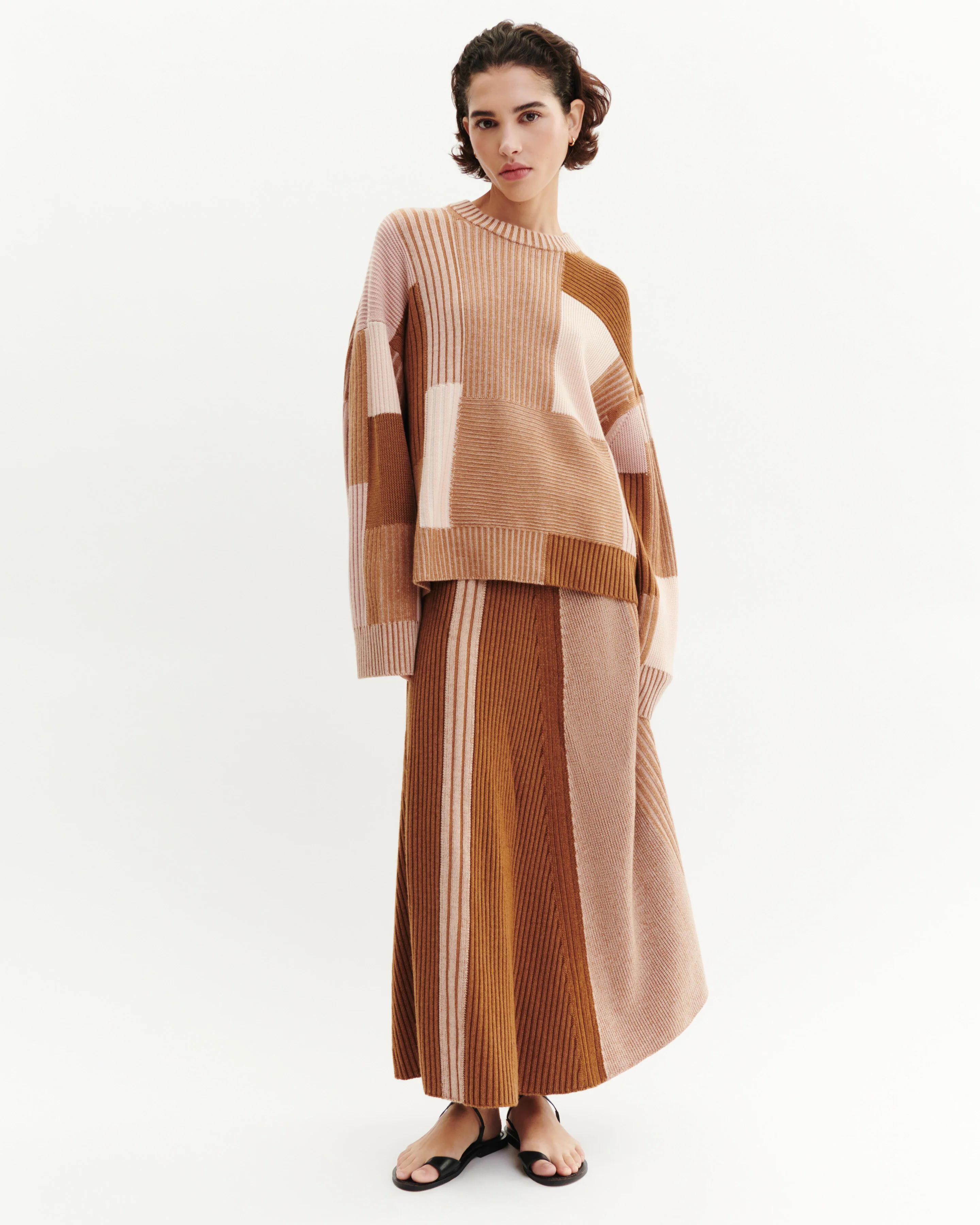Jupe longue patchwork
