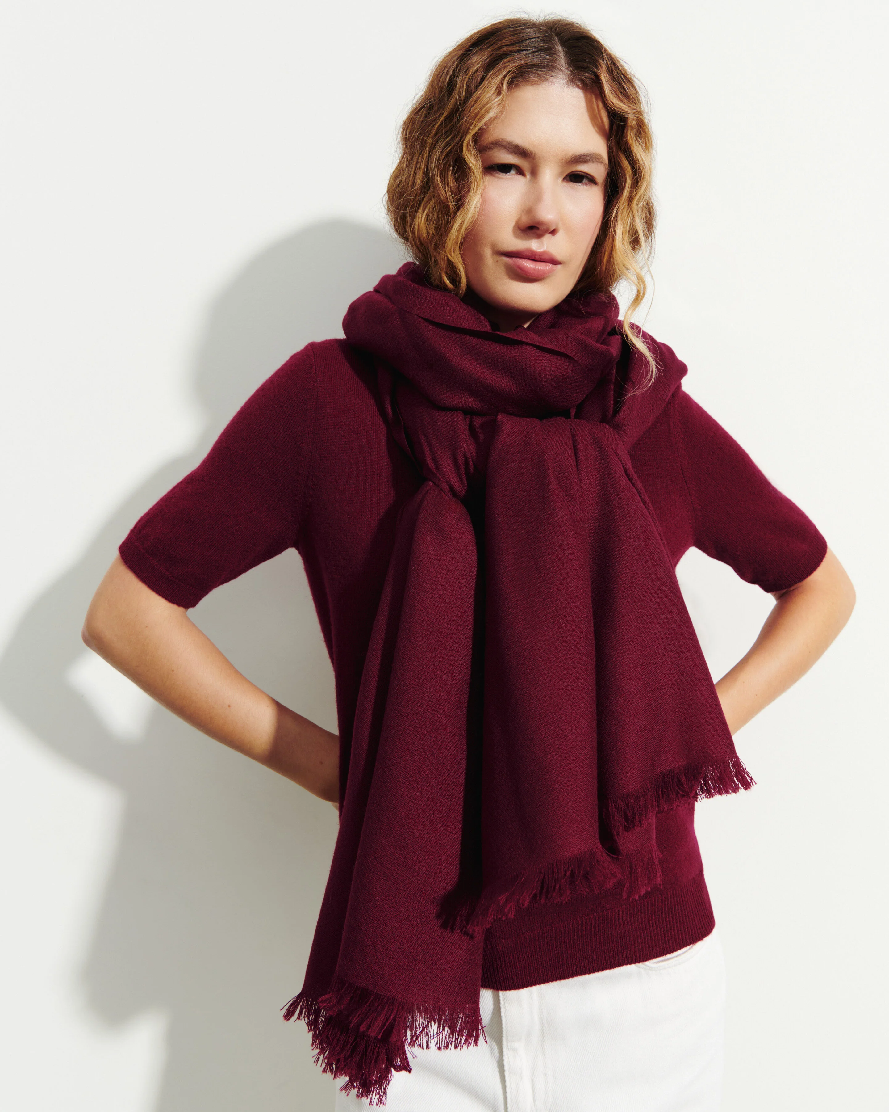 Maxi étole en voile