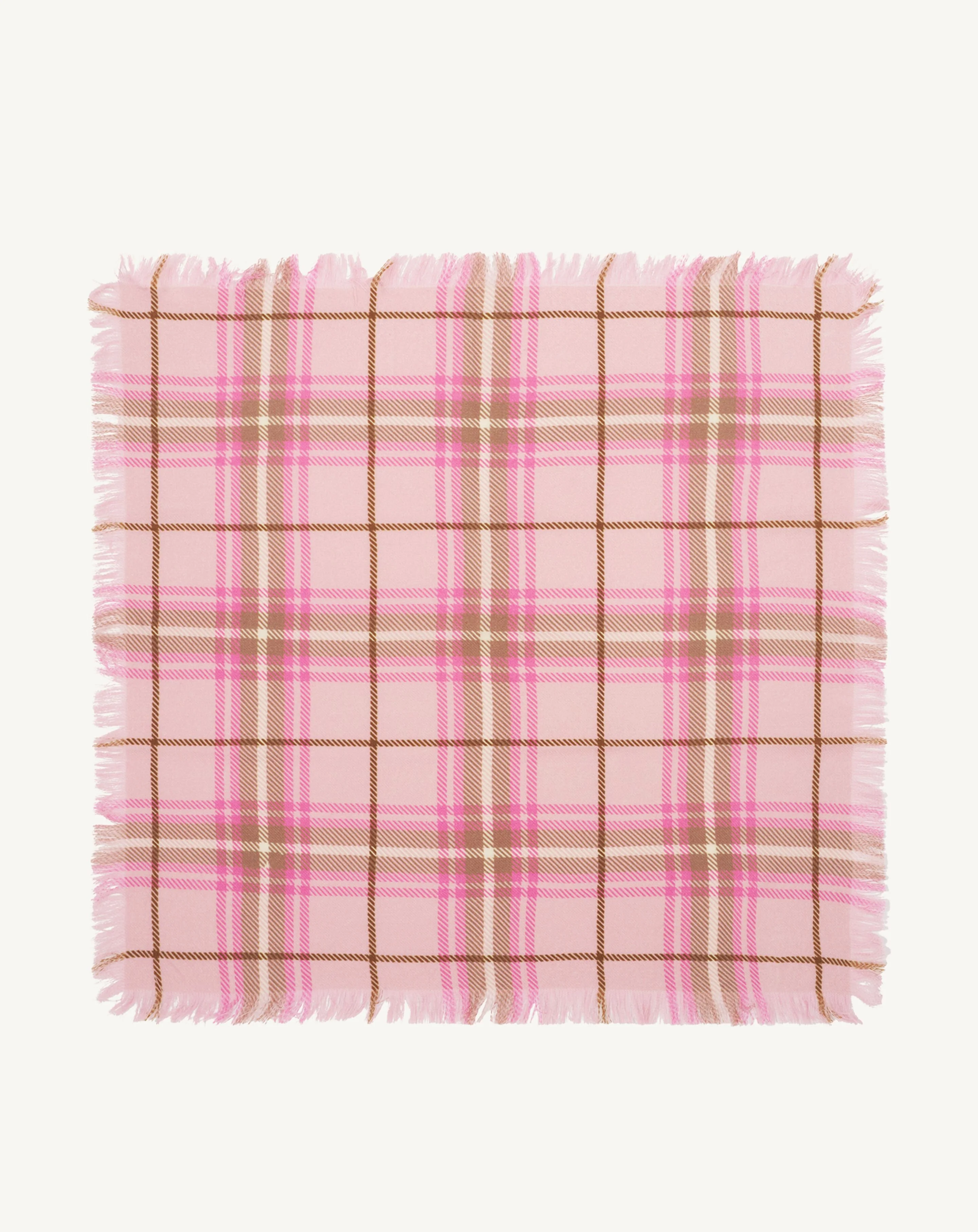 Mini carré imprimé tartan - Image 3