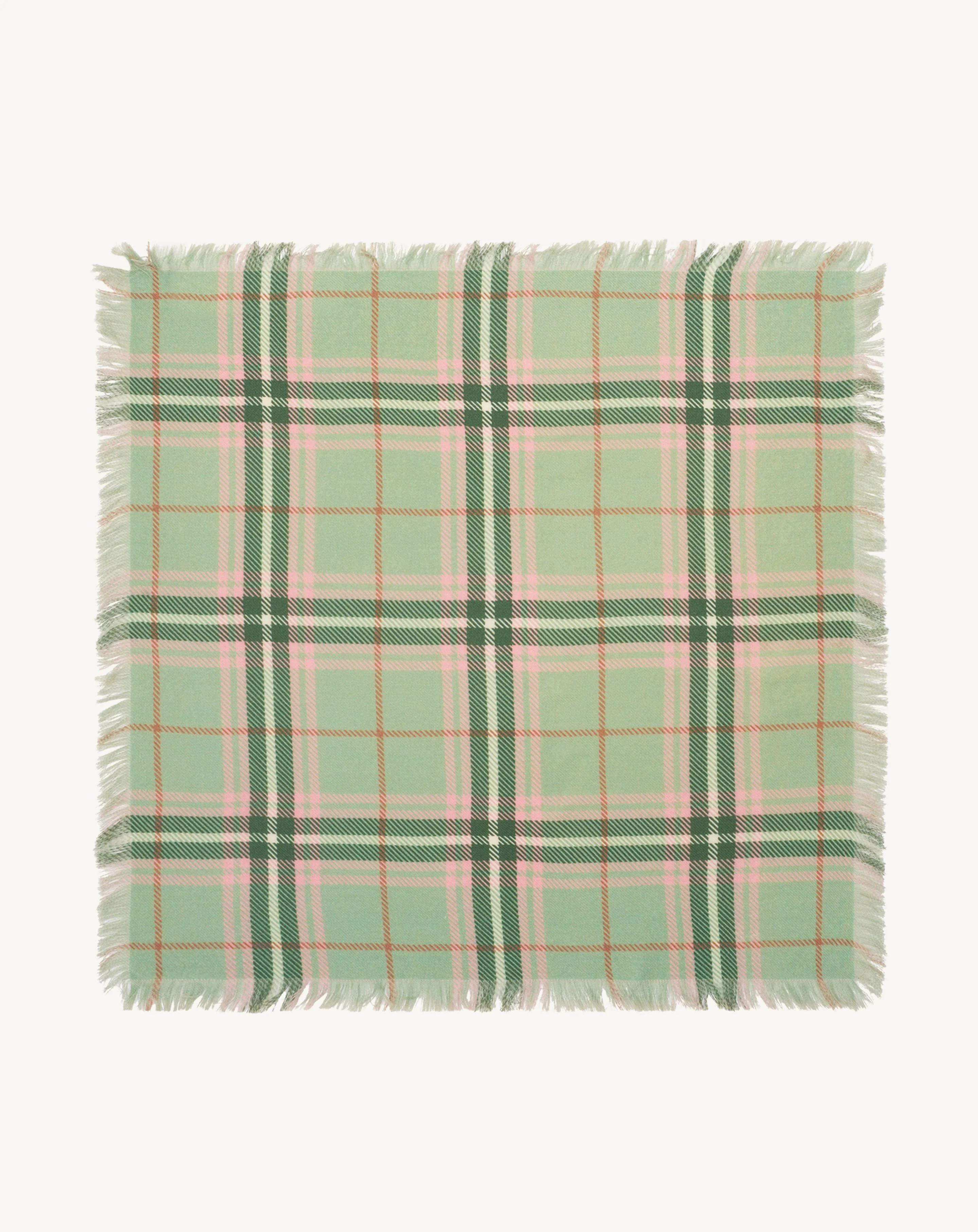 Mini carré imprimé tartan - Image 3