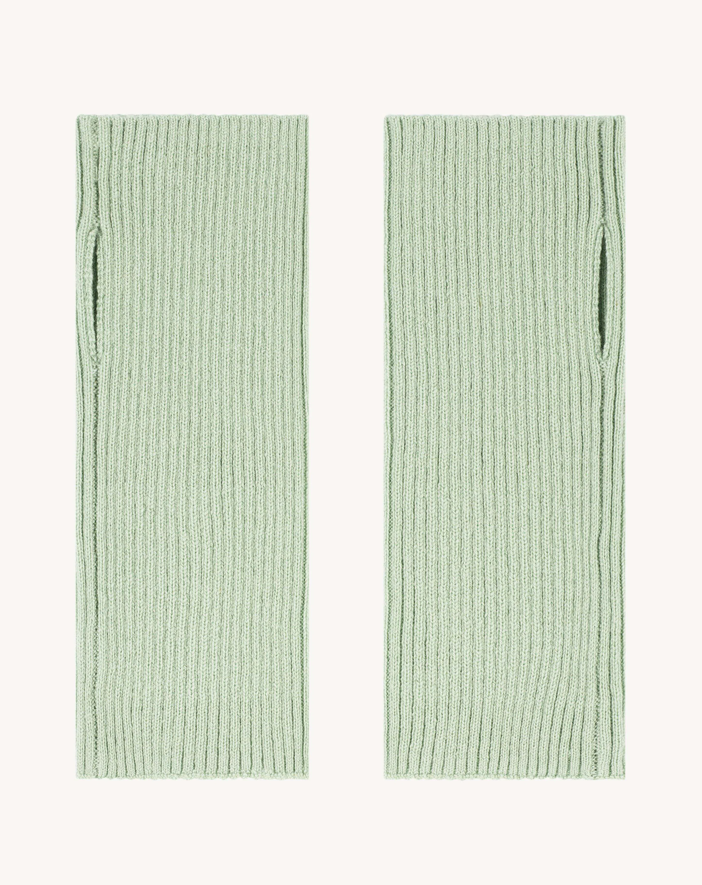 Mitaines courtes à côtes