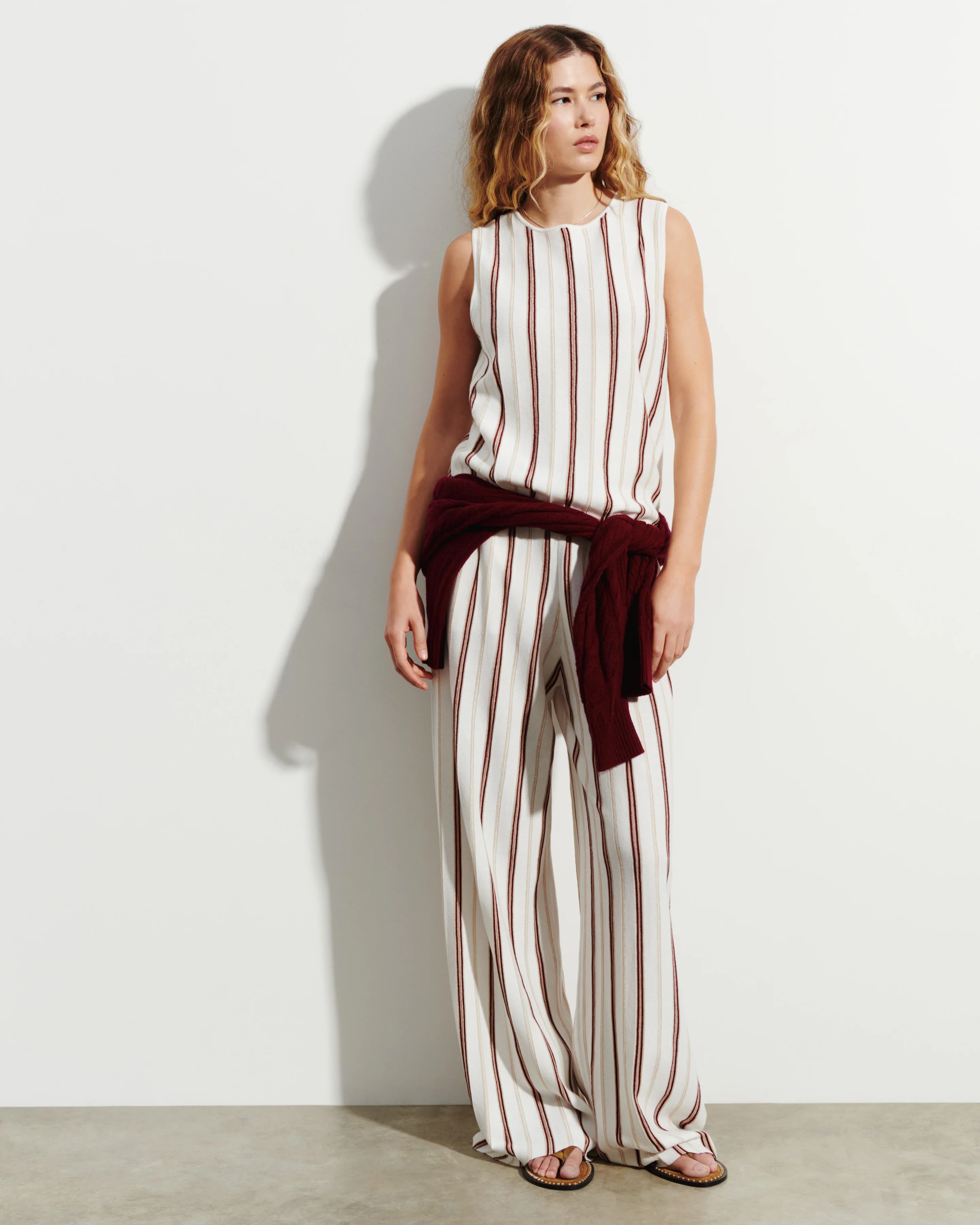 Pantalon à rayures