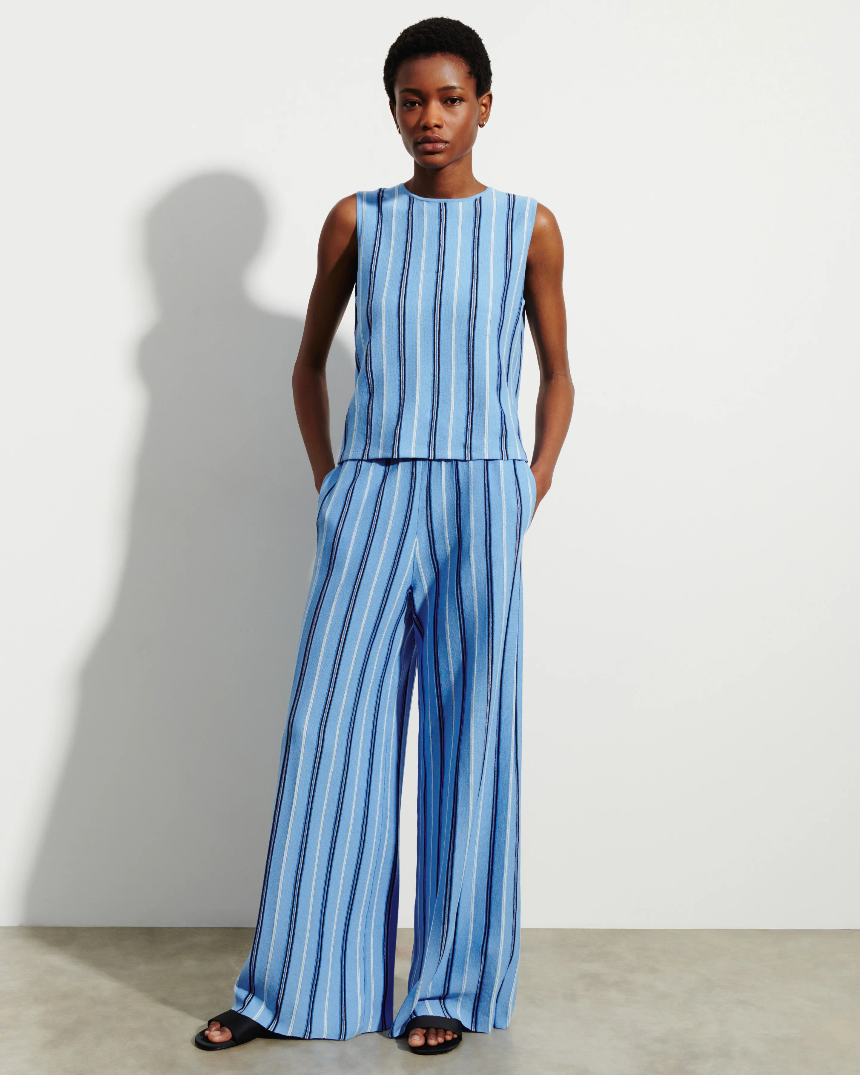 Pantalon à rayures