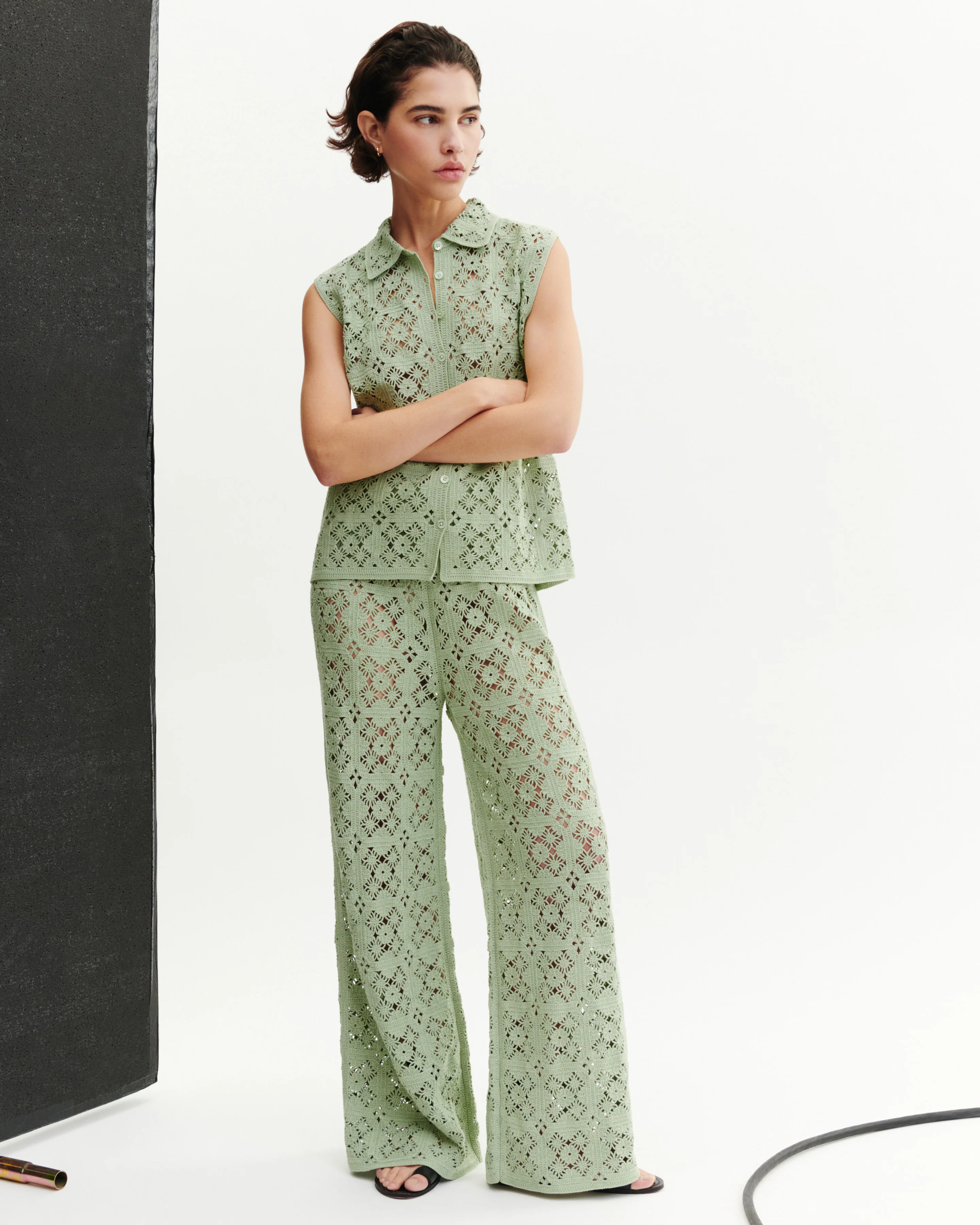 Pantalon guipure