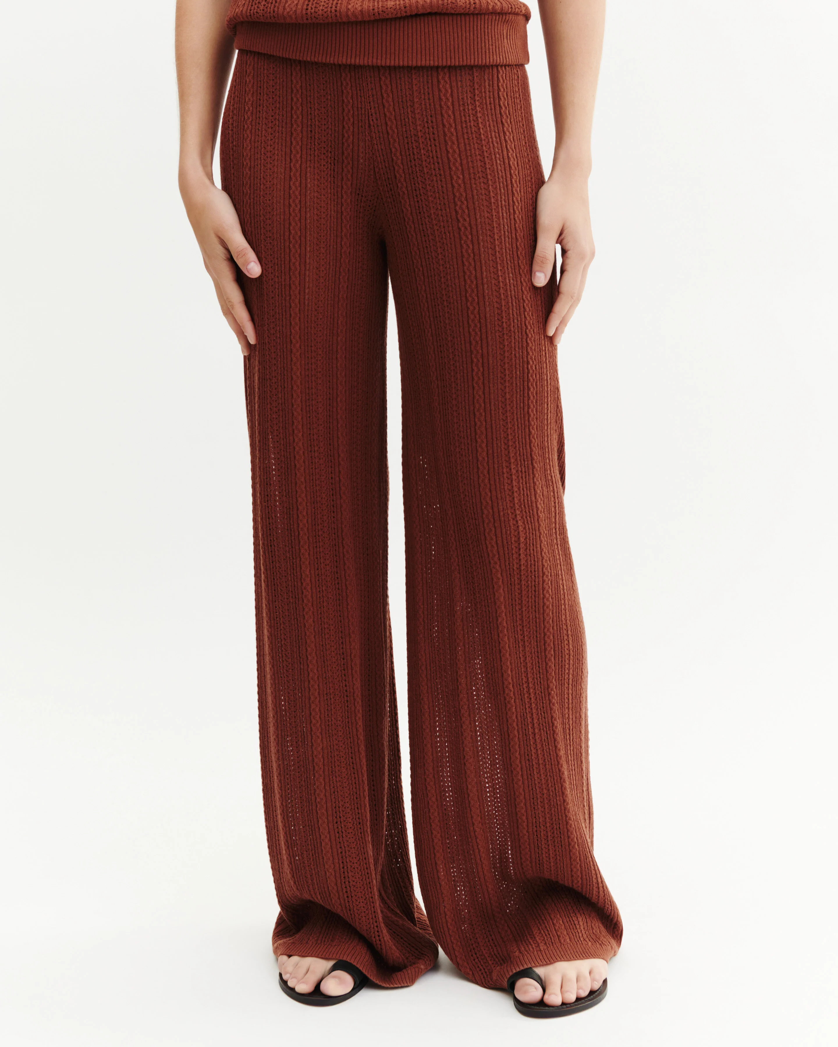 Pantalon pointelle