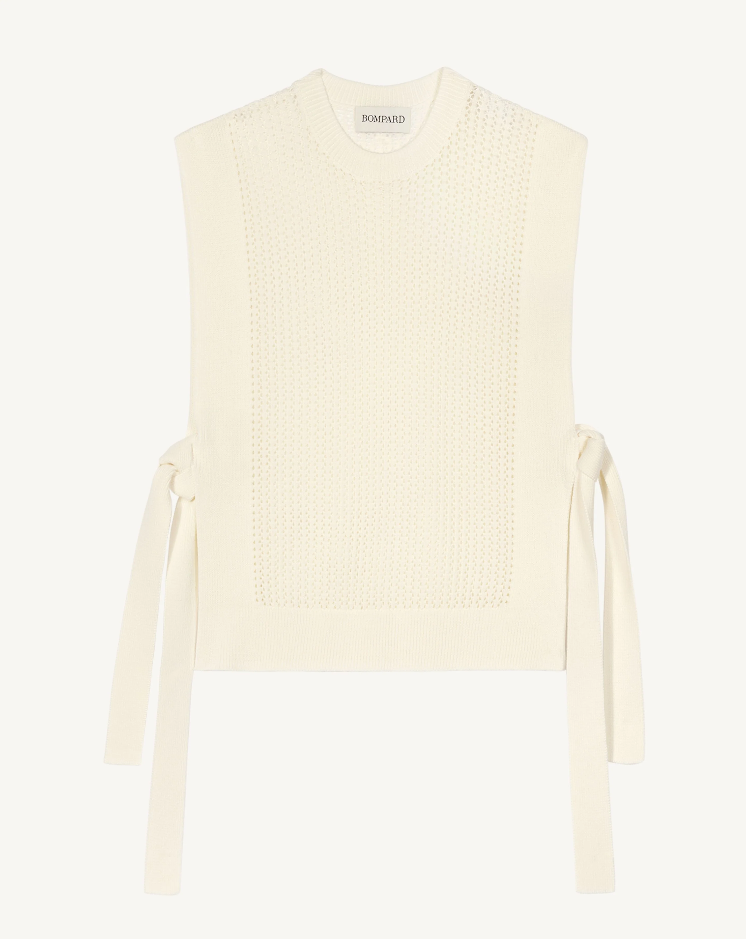 Plastron pointelle