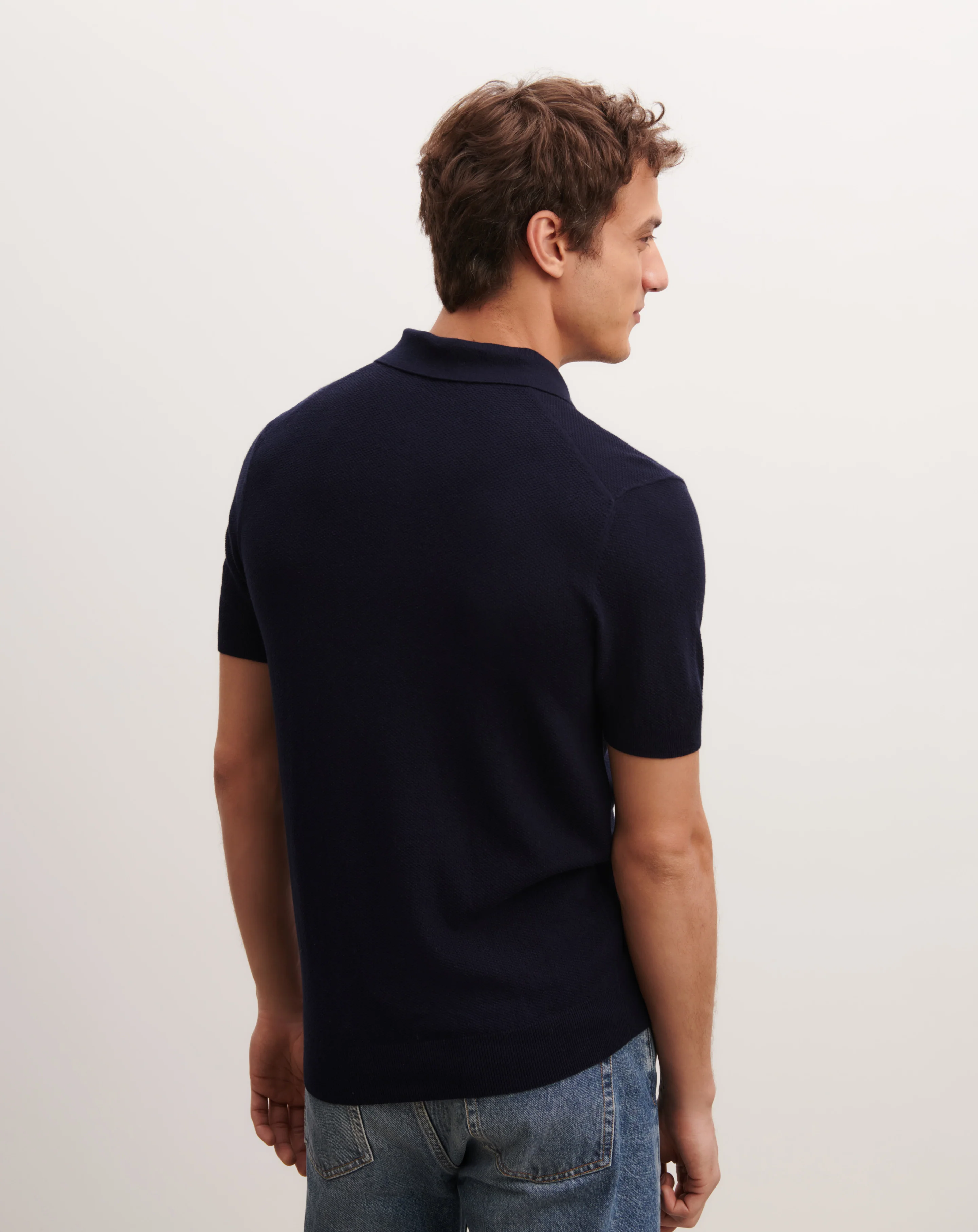 Polo piqué col zippé - Image 3