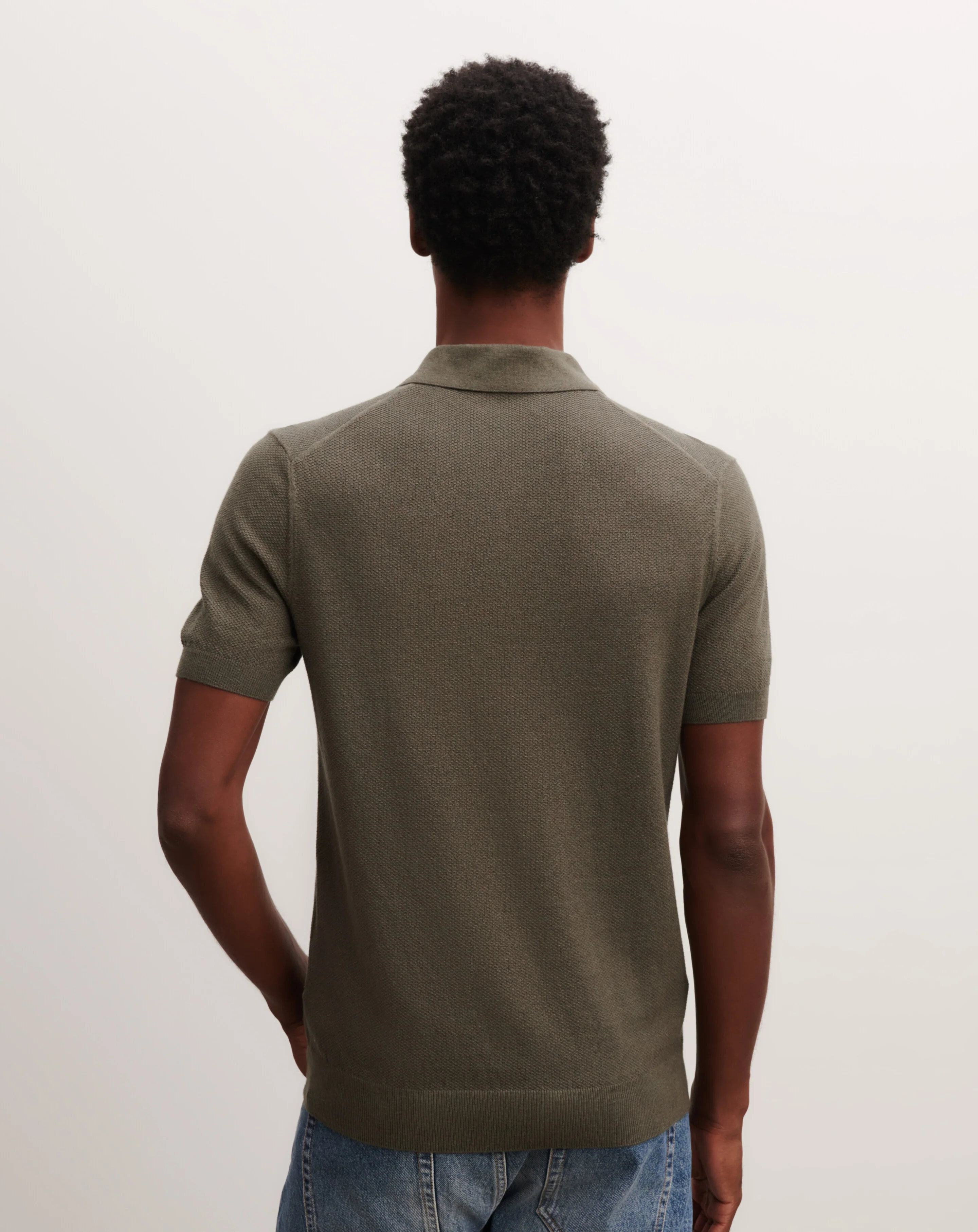 Polo piqué col zippé - Image 3