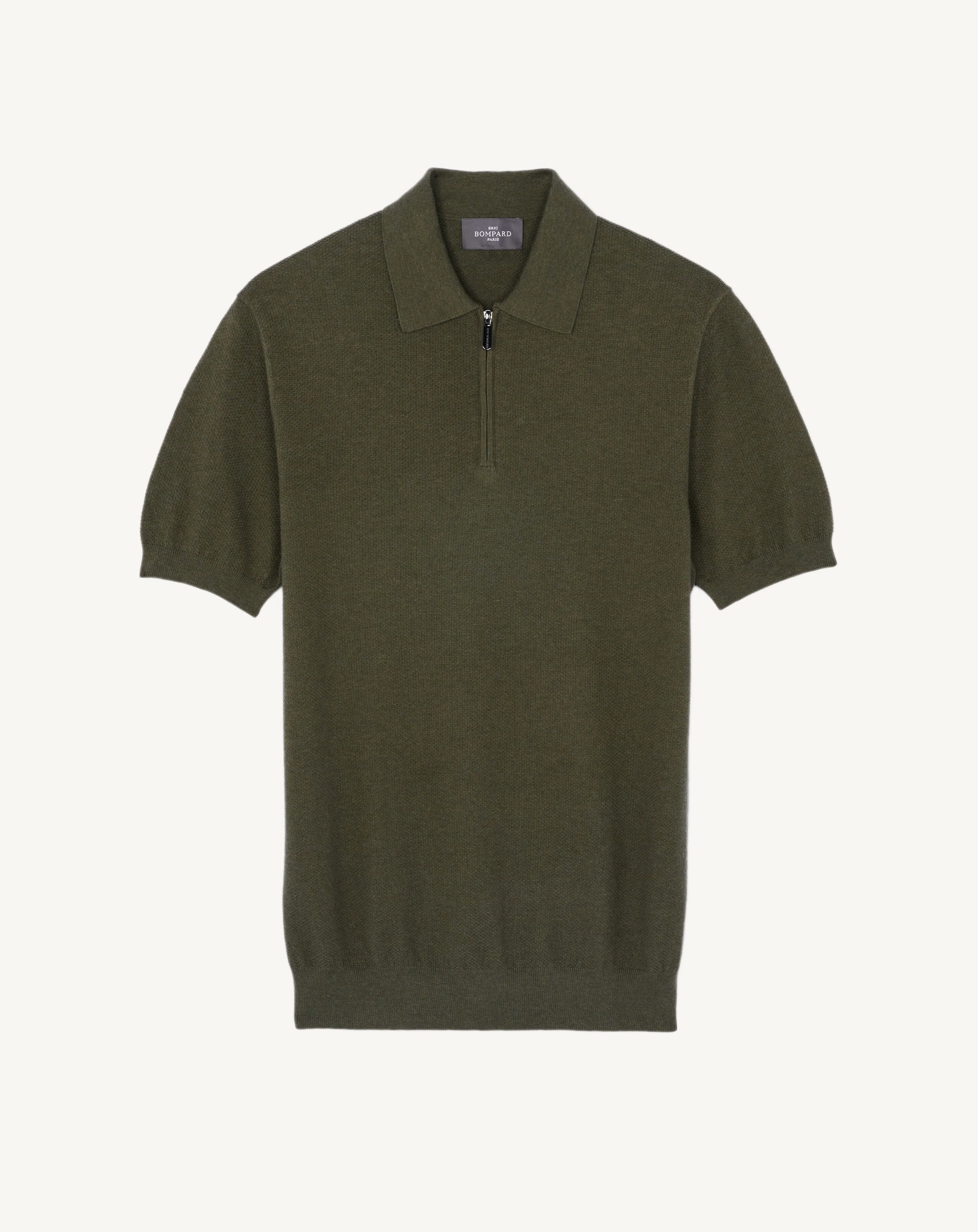 Polo piqué col zippé - Image 5