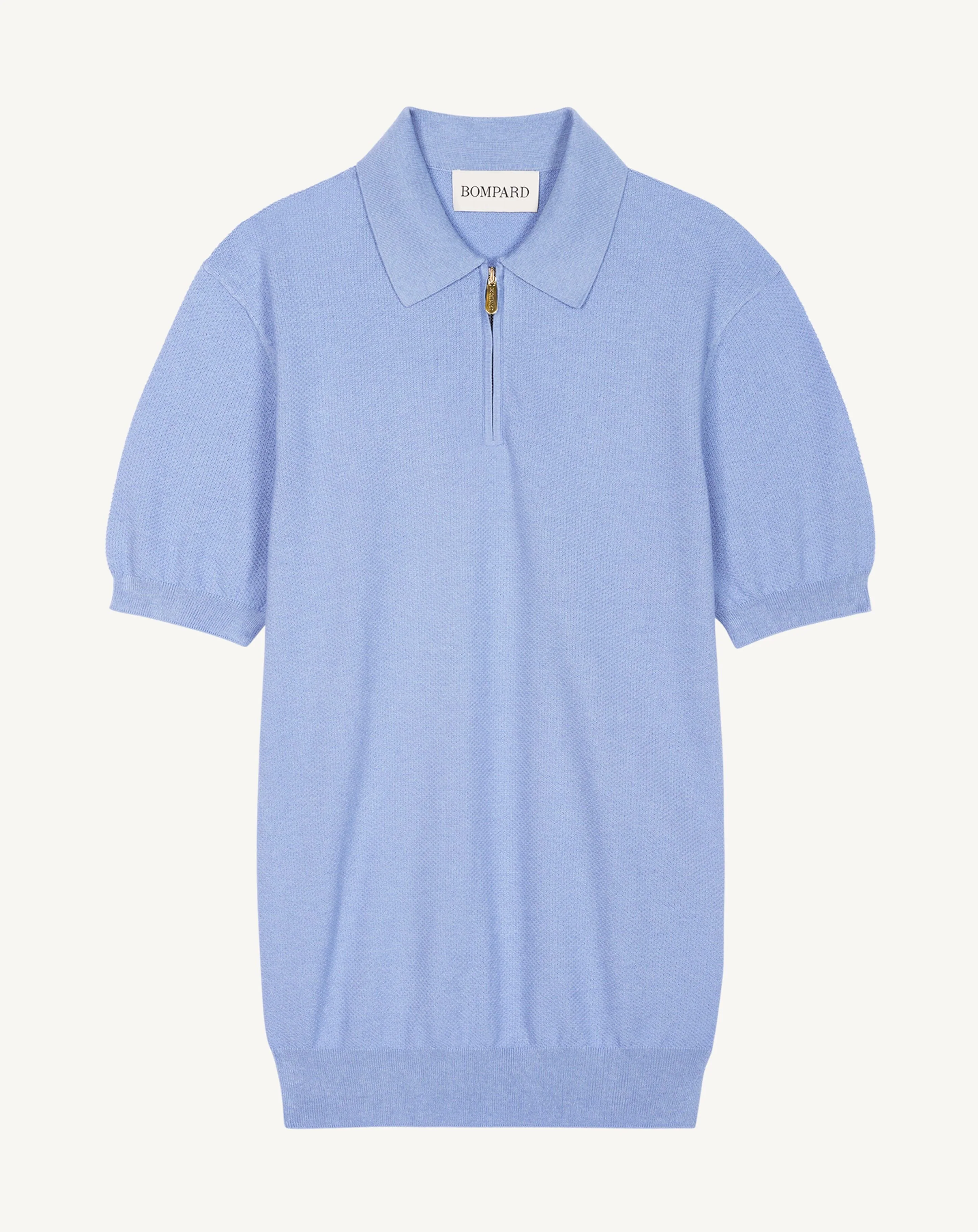 Polo piqué col zippé - Image 4
