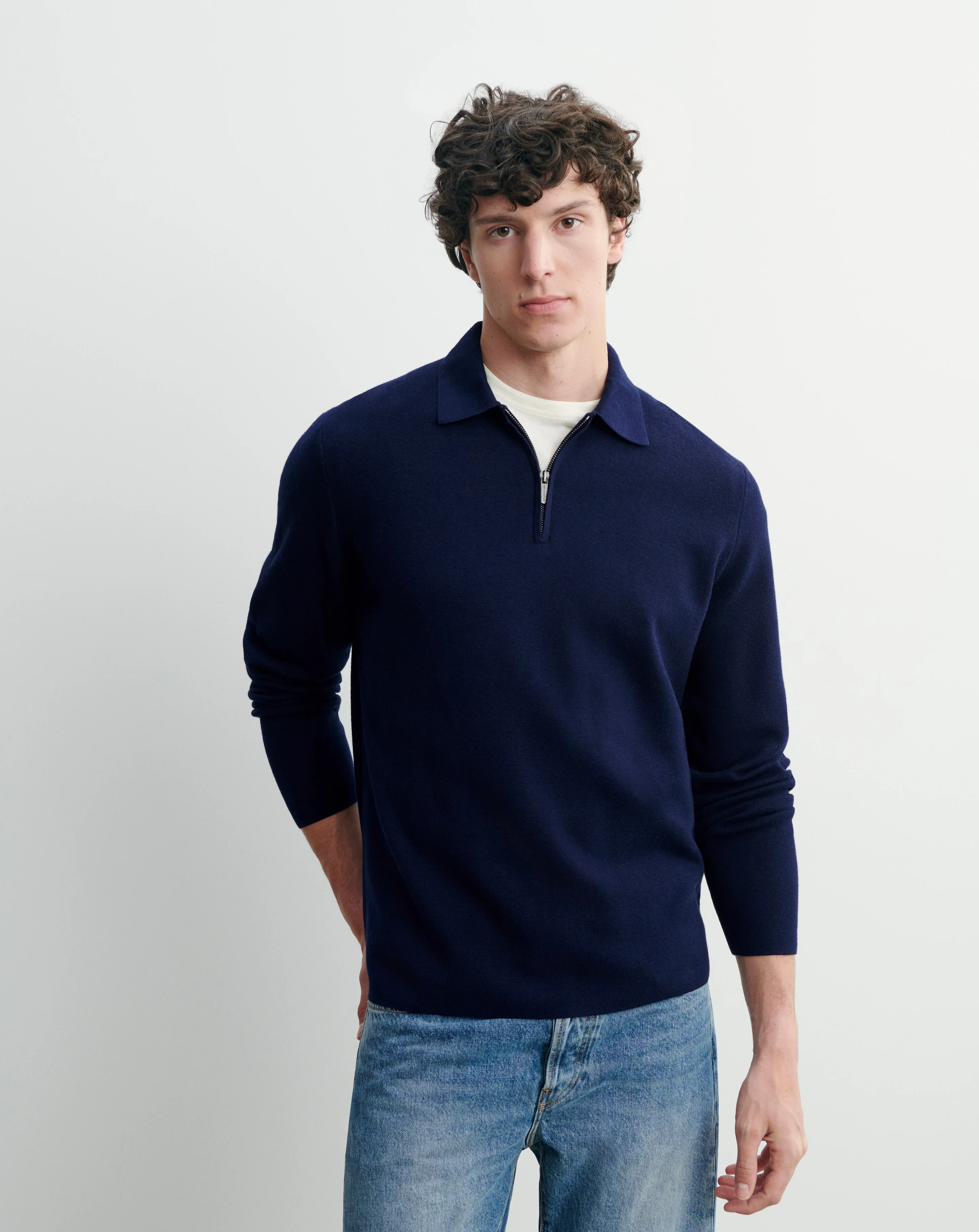 Polo zippé milano