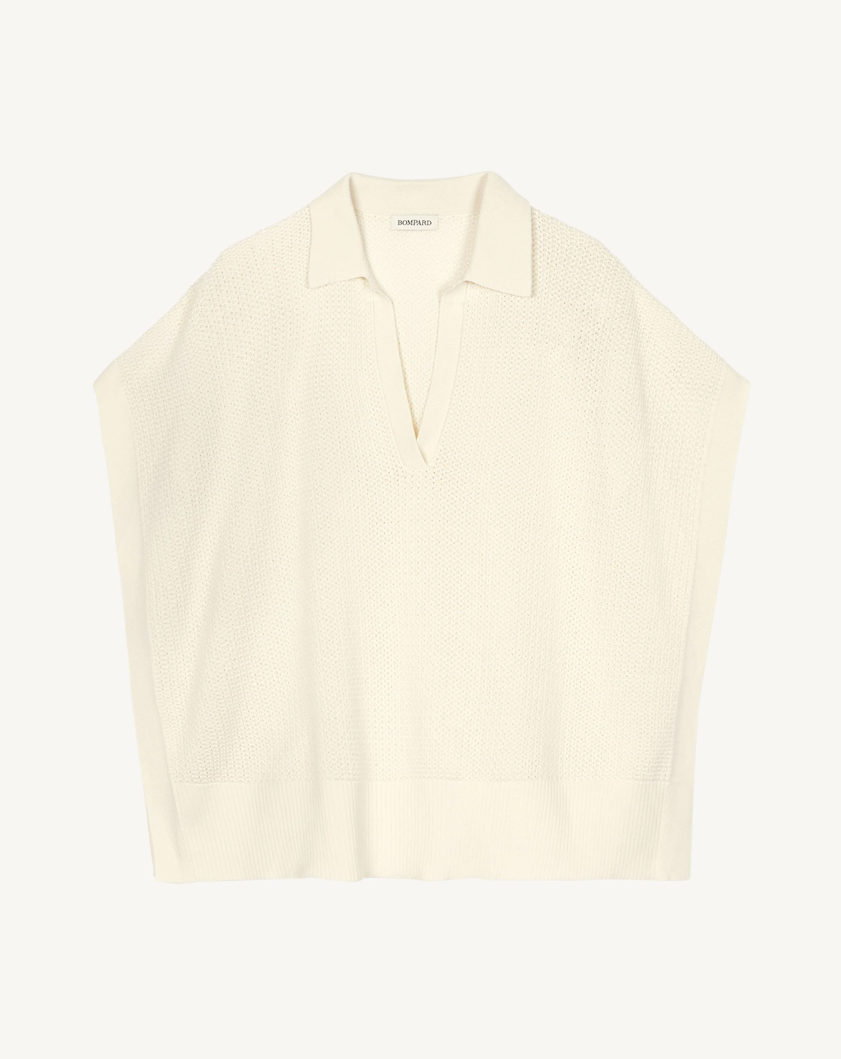 Poncho polo point gaufré - Image 4