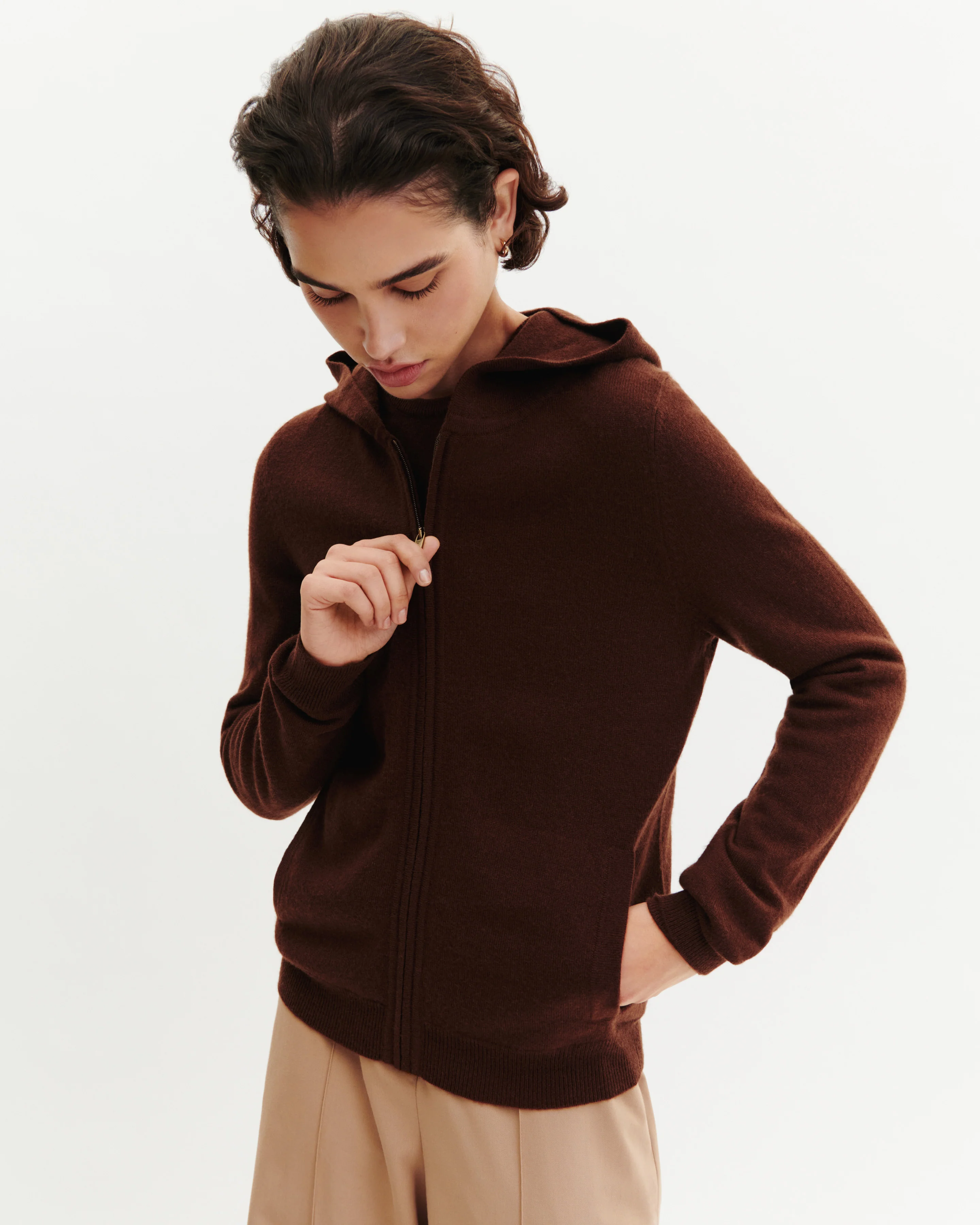 Pull à capuche zippé - Image 2