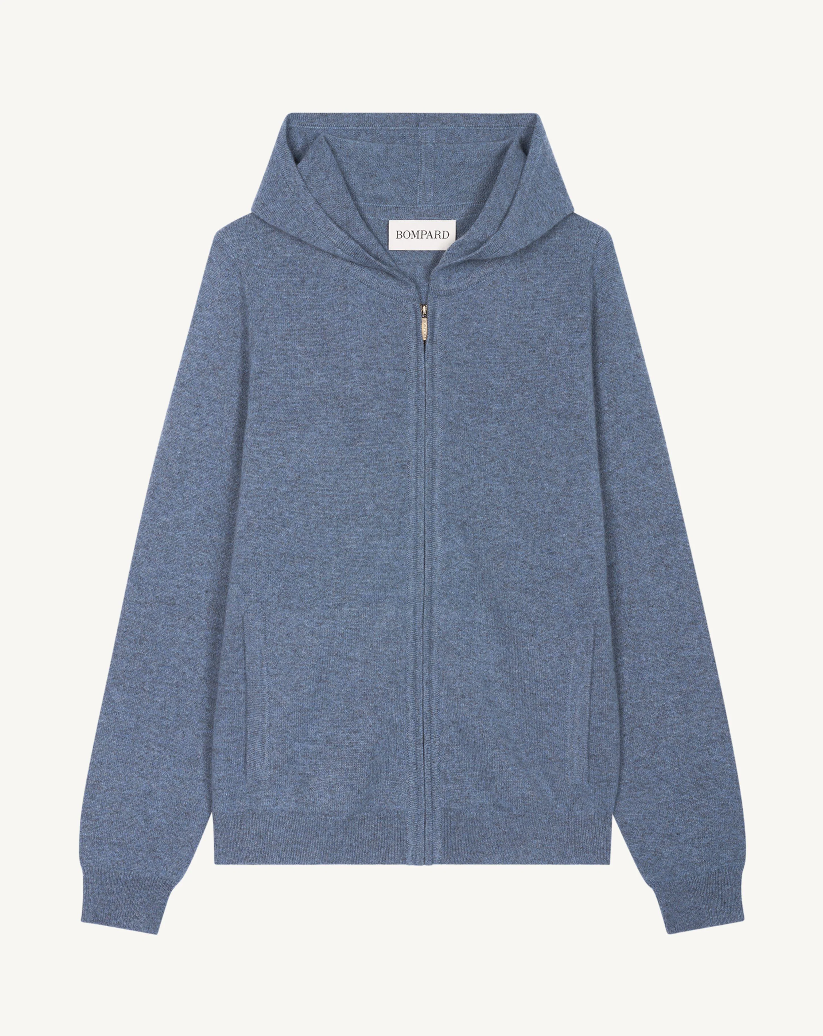 Pull à capuche zippé