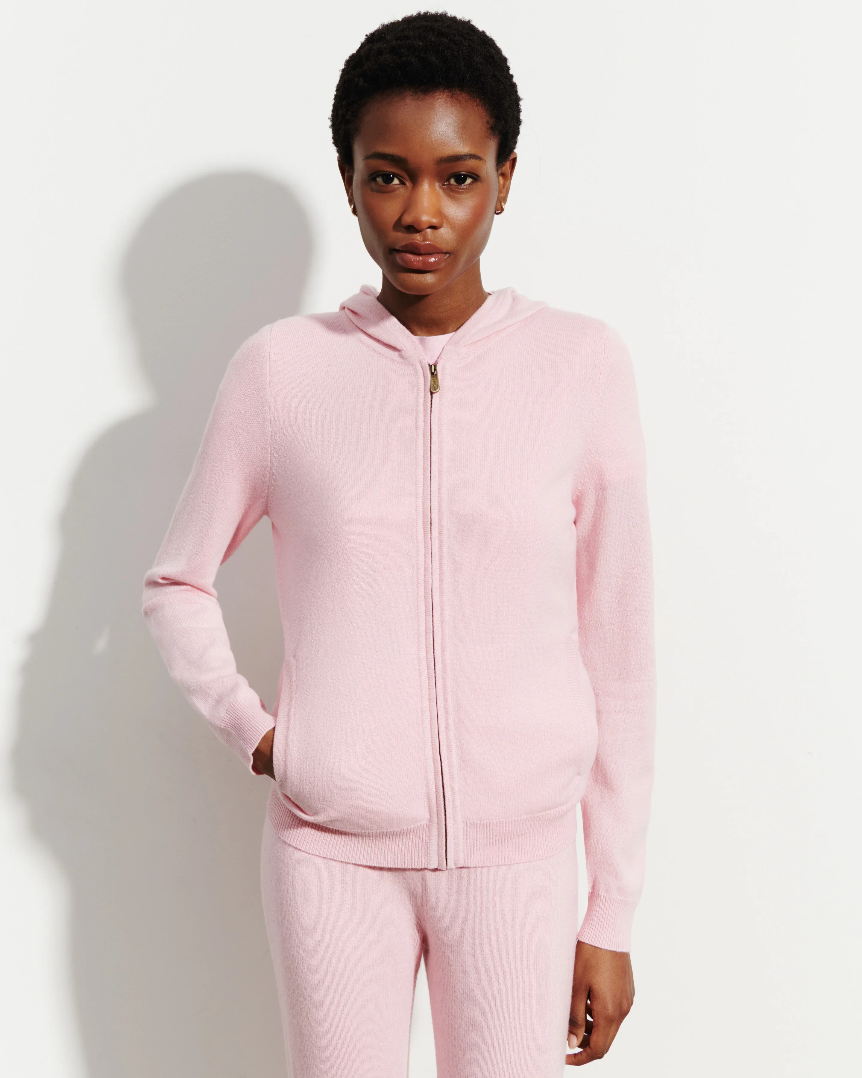 Pull à capuche zippé