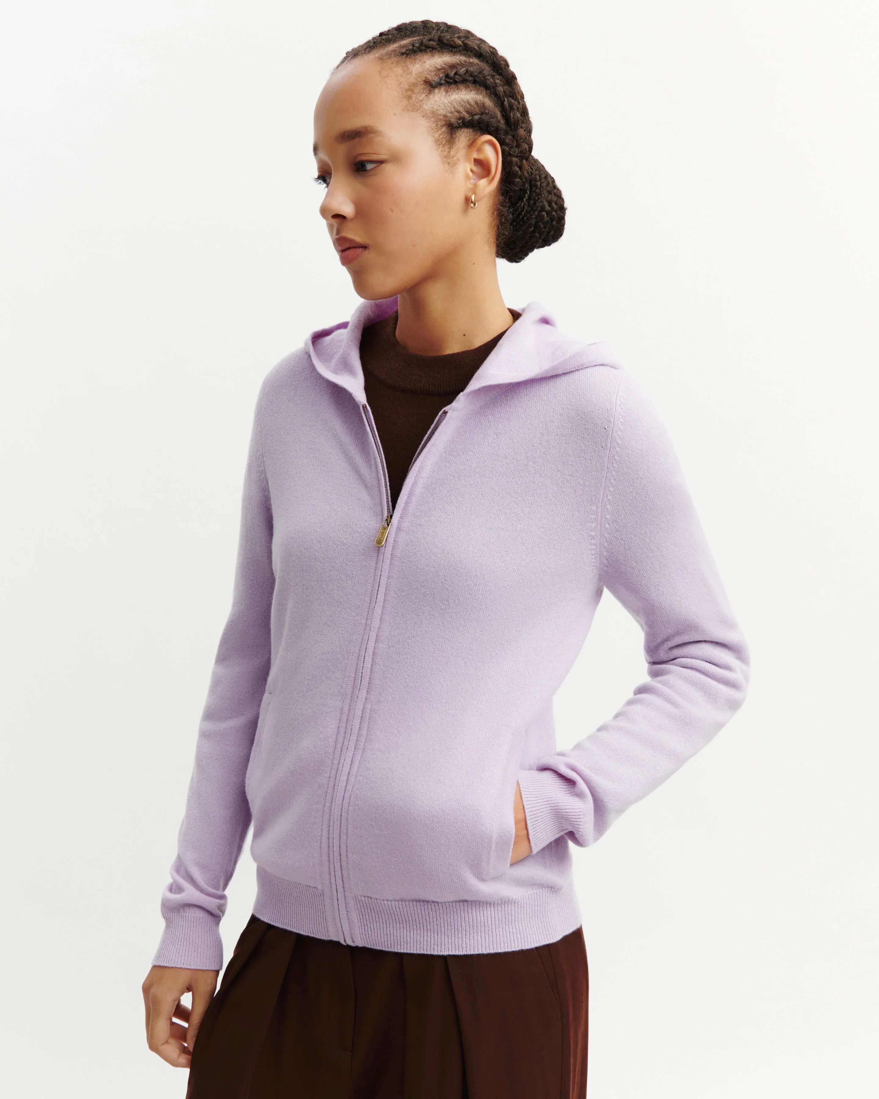 Pull à capuche zippé - Image 2