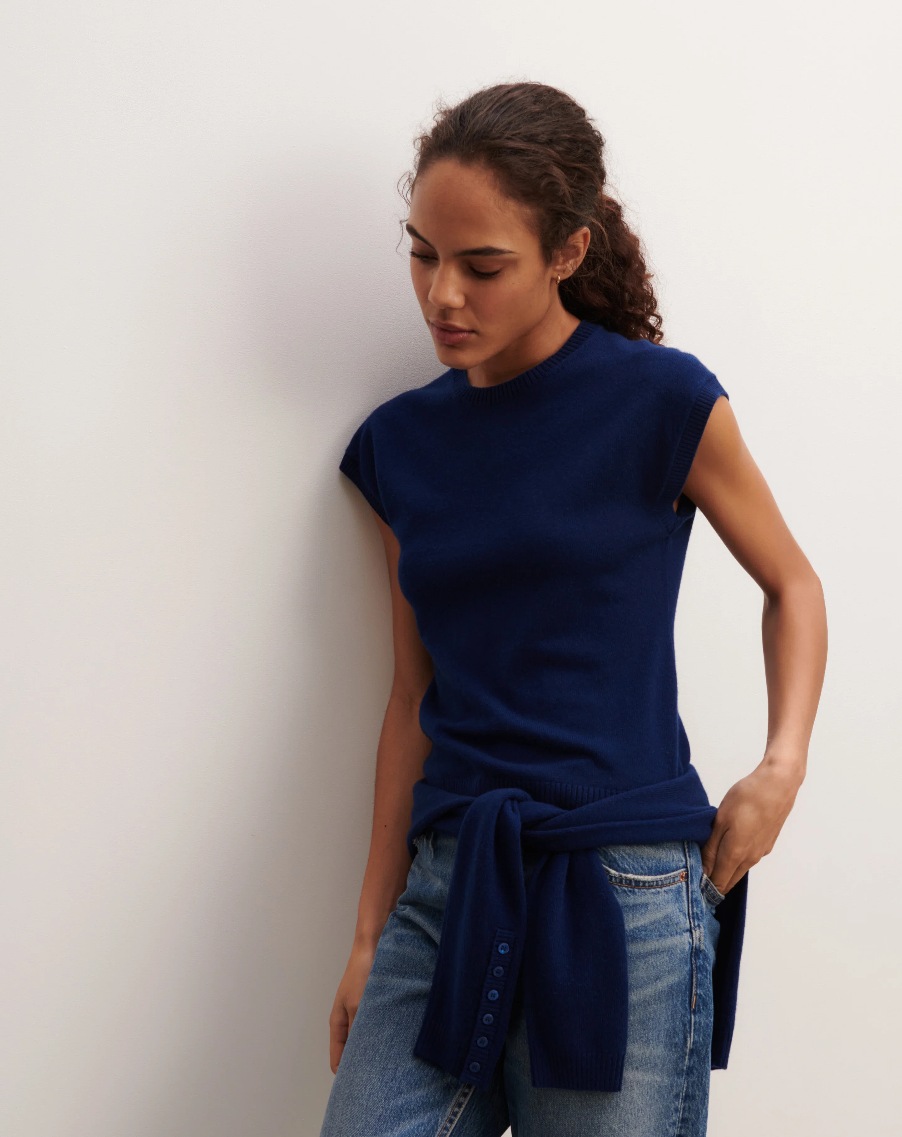 Pull à petites manches