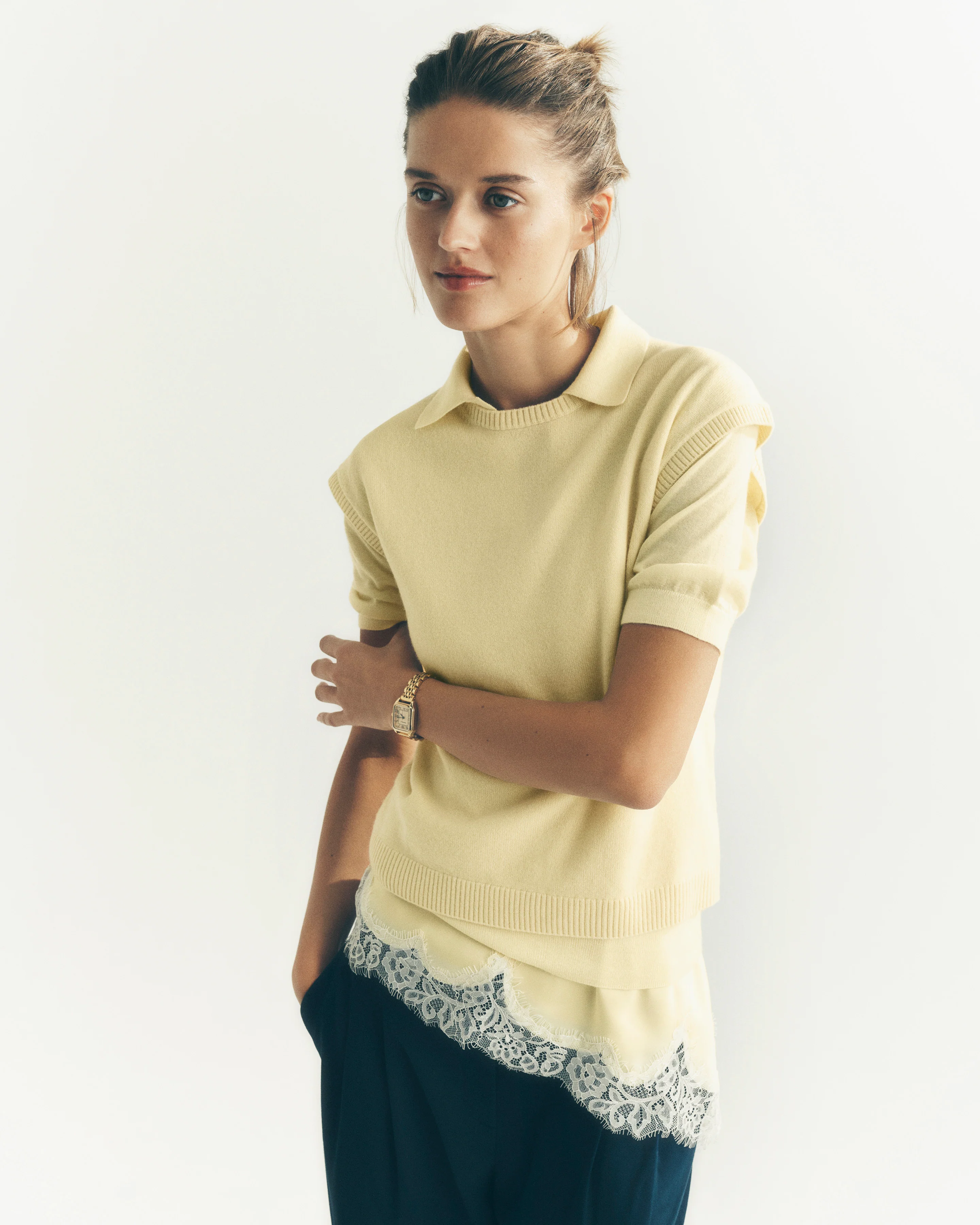 Pull à petites manches