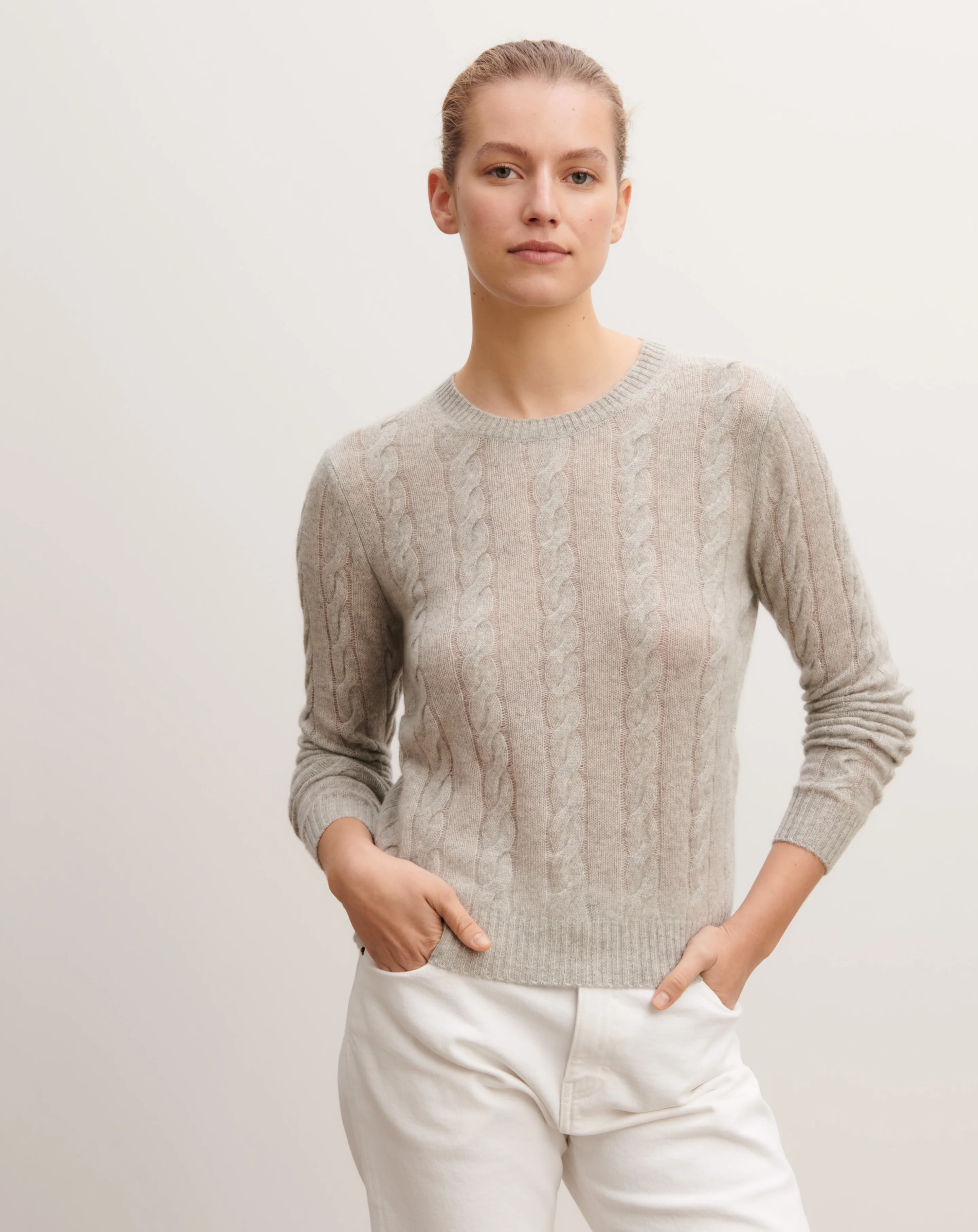 Pull à torsades legères